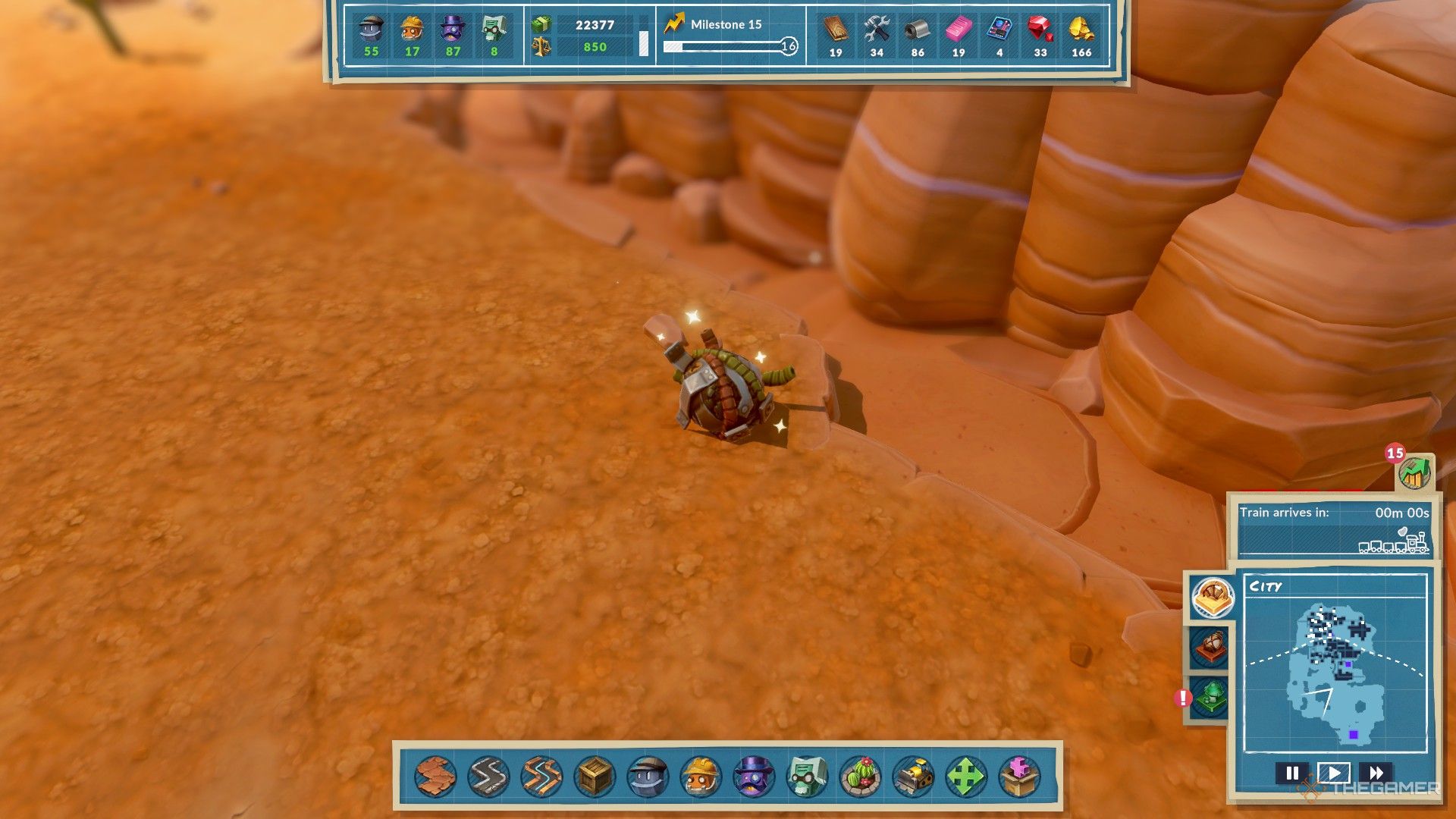 Steamworld Build metal tumbleweed