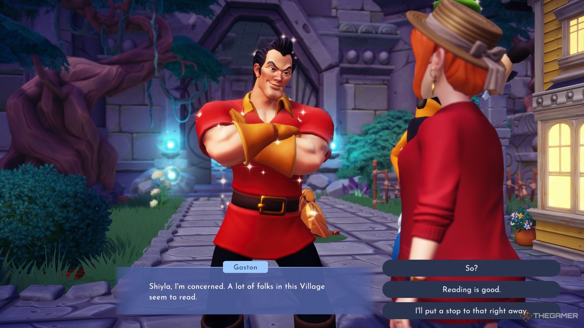Daily Discussion with Gaston Disney Dreamlight Valley