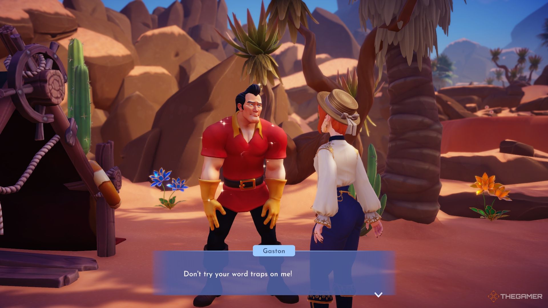Gaston doesn't like word traps Disney Dreamlight Valley