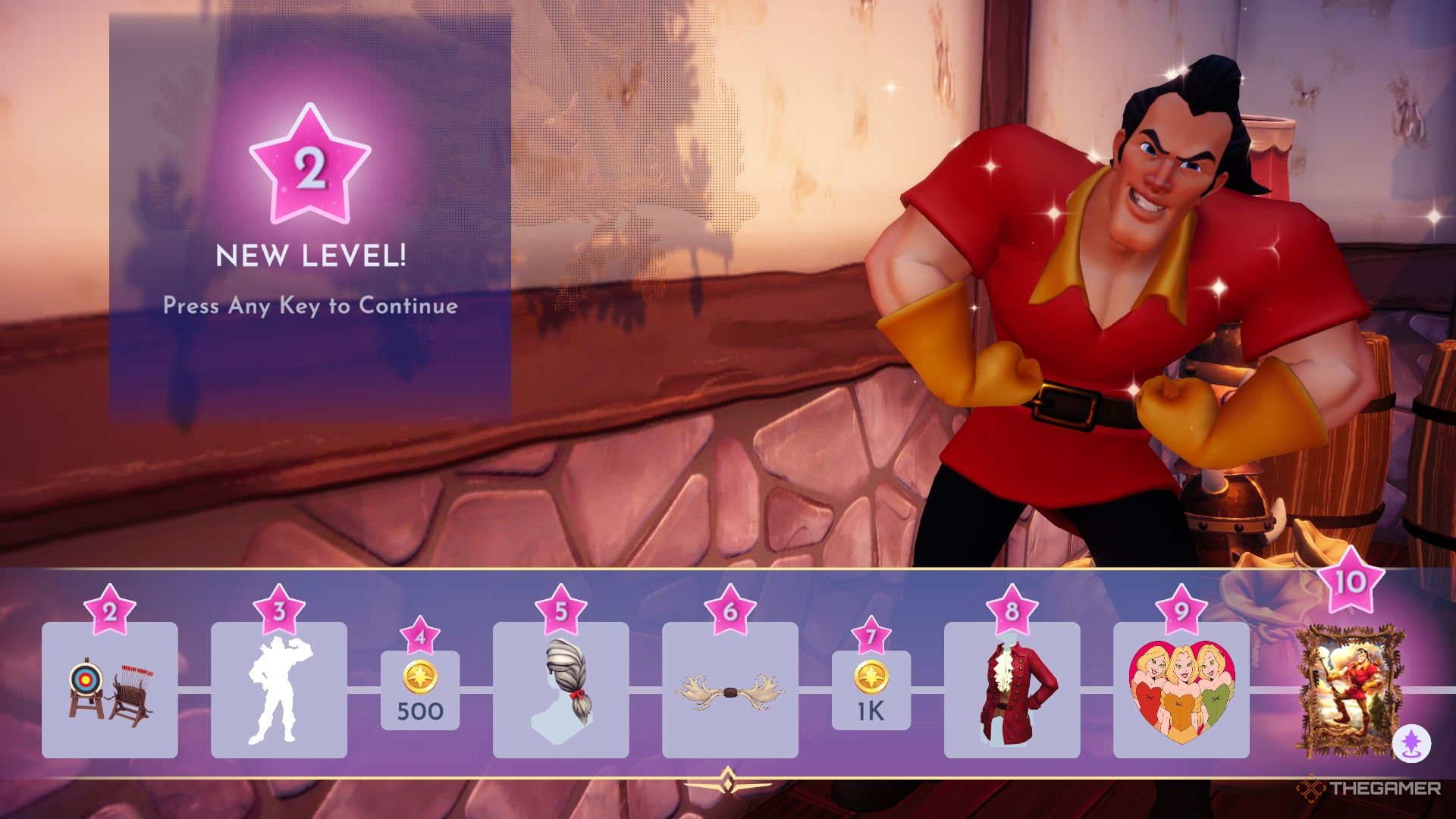Gaston Friendship Rewards Disney Dreamlight Valley