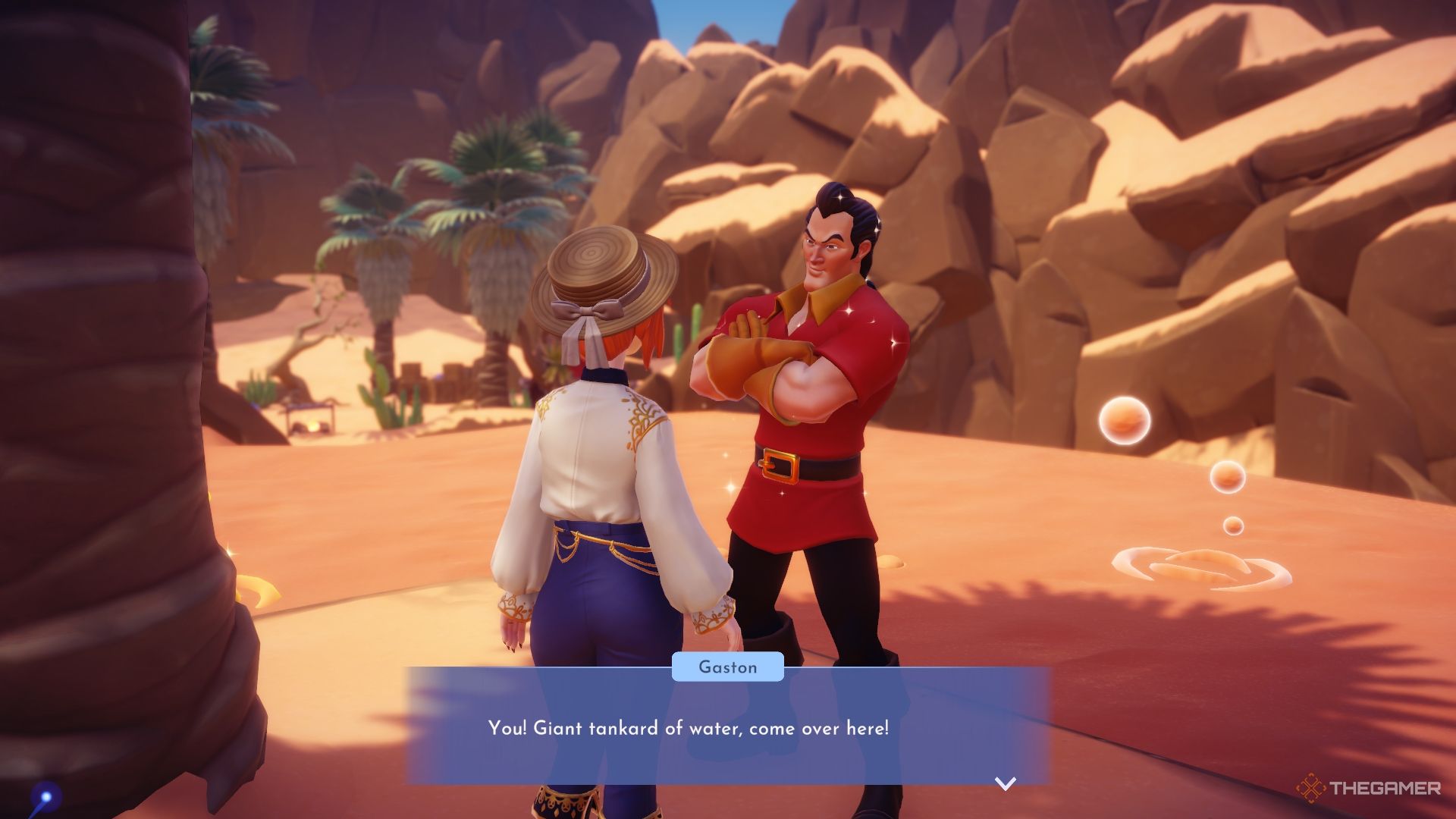 Gaston is dehydrated Disney Dreamlight Valley
