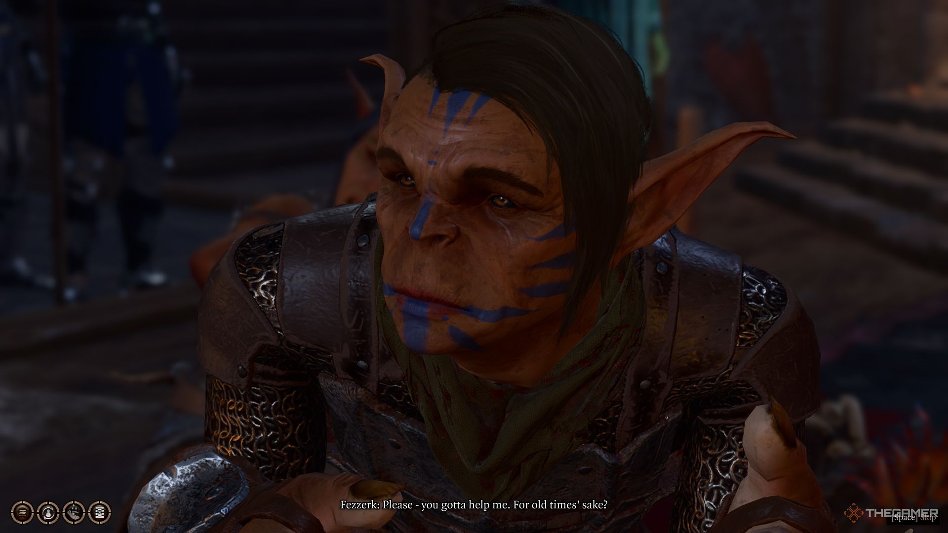 Goblins begging for mercy in Moonrise Towers Baldur's Gate 3