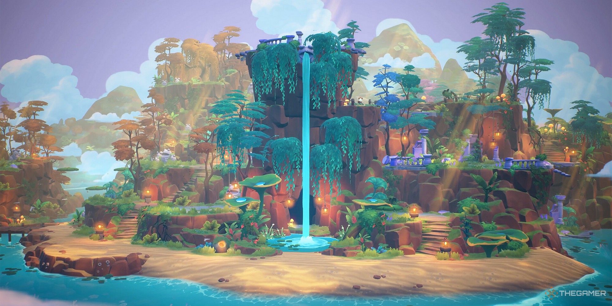 promotional image for the coasts of croakia dlc for fae farm