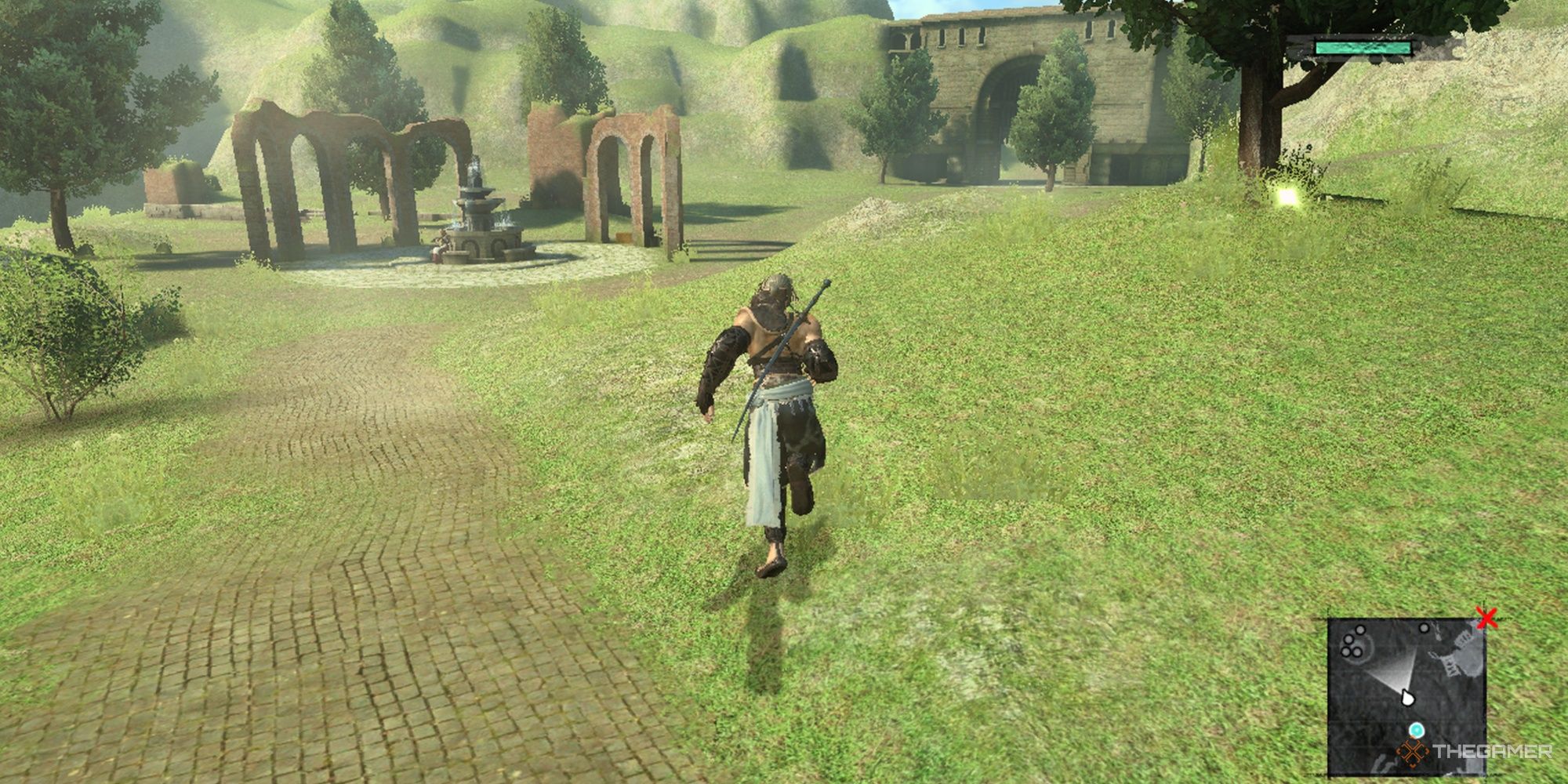 The opening areas after the prologue in Nier