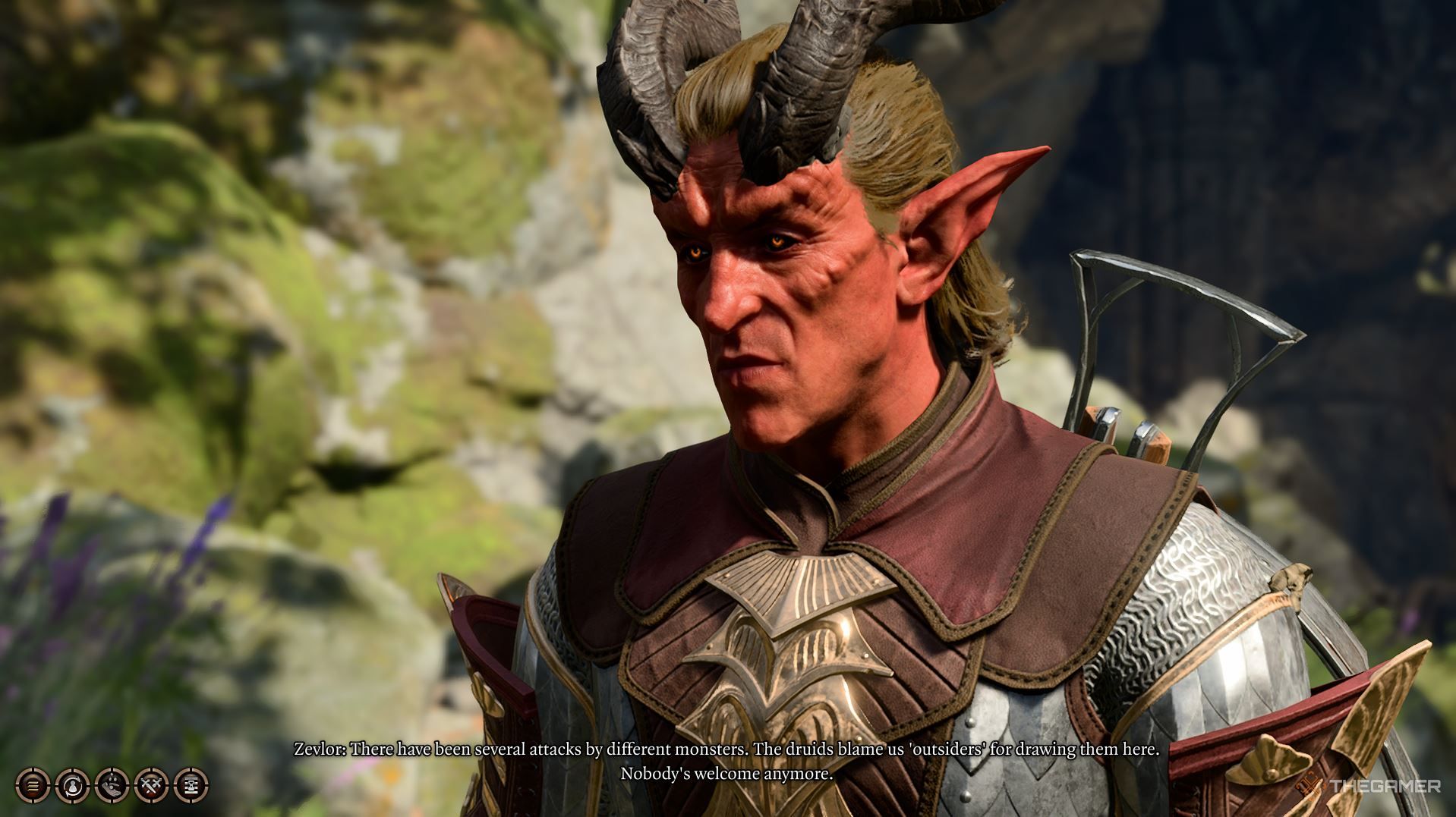 Zevlor talking about the Druids dilemma in Baldur's Gate 3