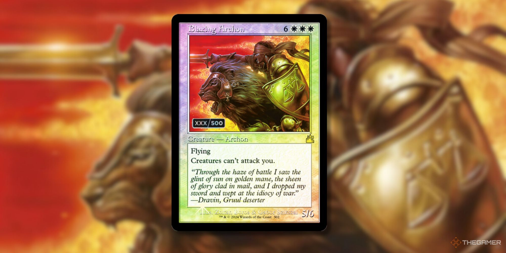 MTG: Blazing Archon card