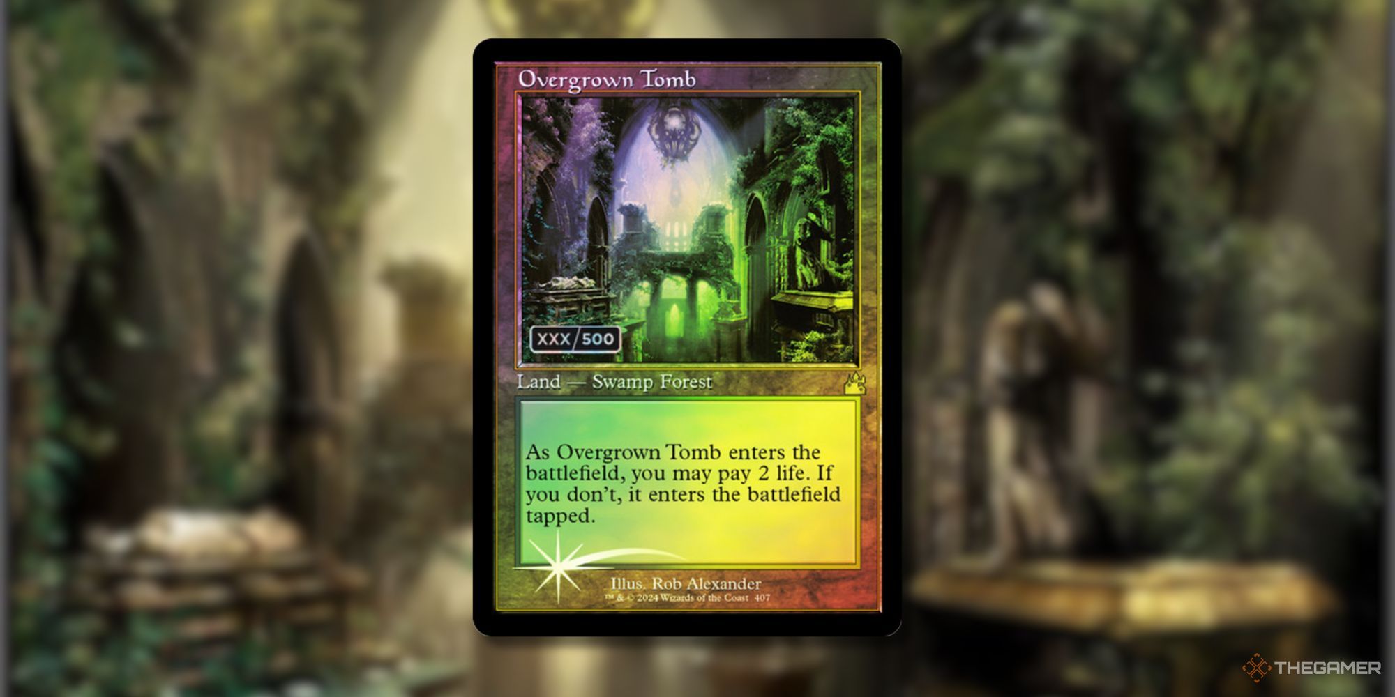 MTG Overgrown Tomb card