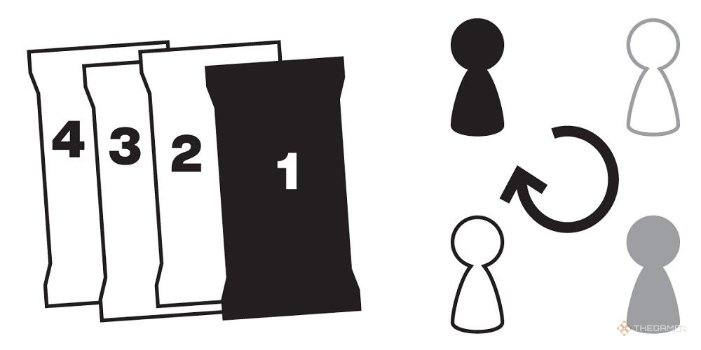 Each player receives four packs and passes clockwise.