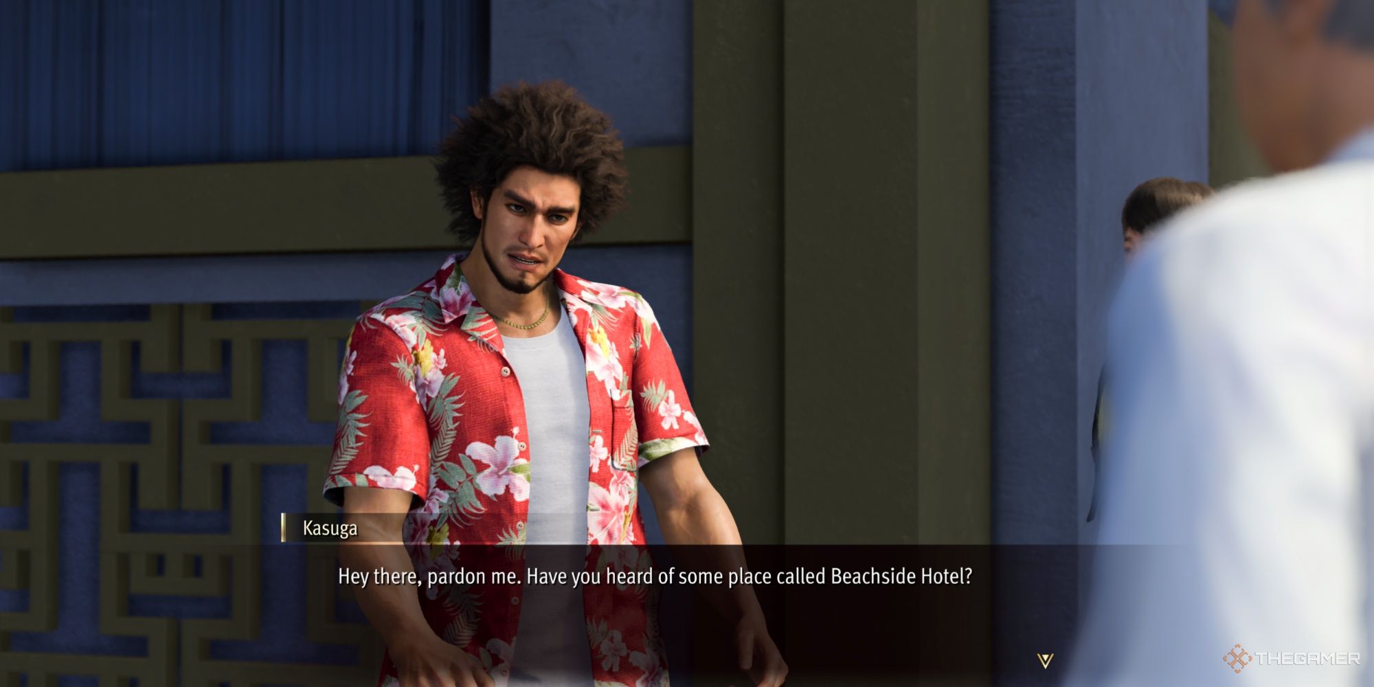 Ichiban trying to help out in the Saved by Kindness substory in Like a Dragon Infinite Wealth