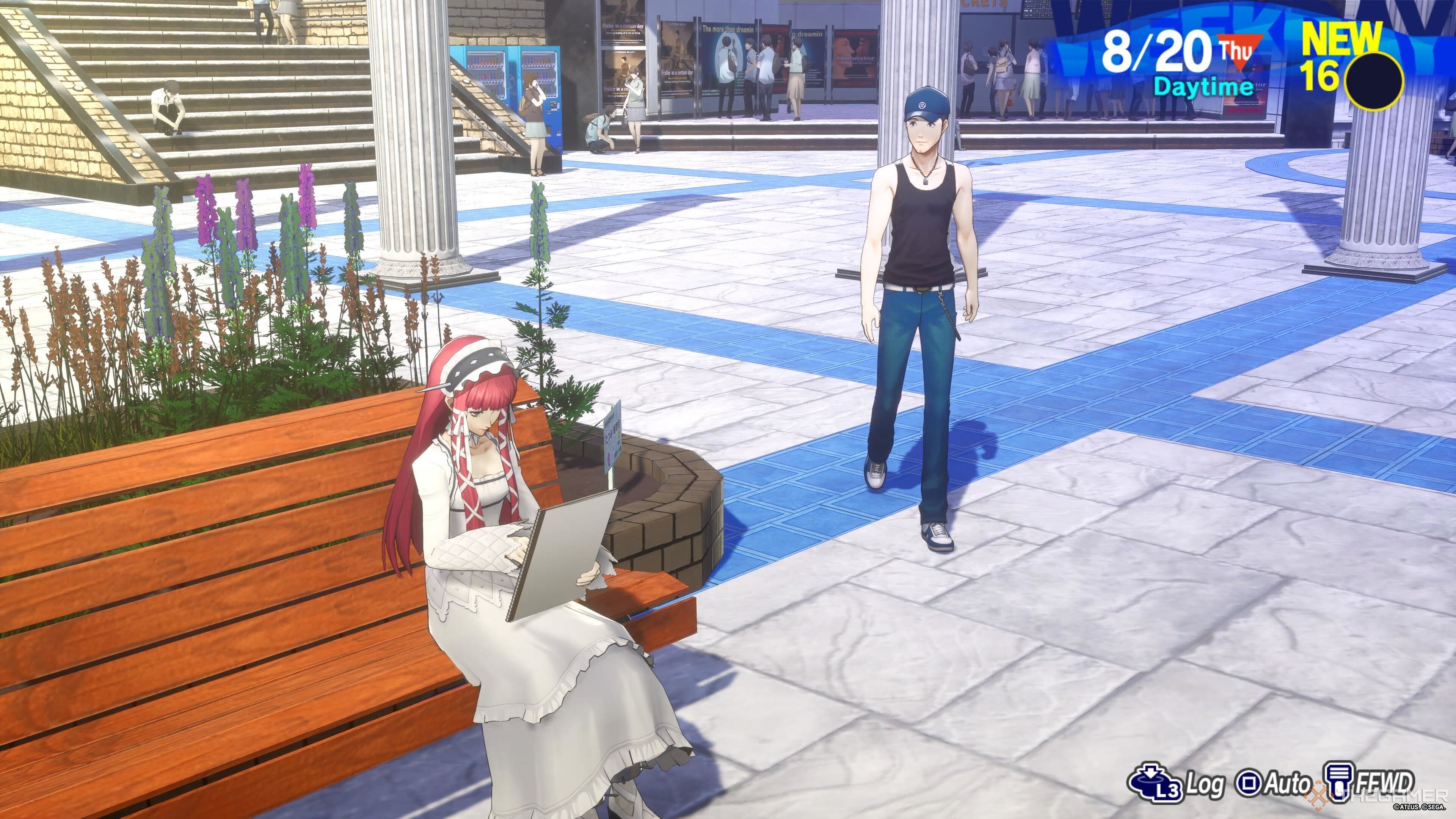 Junpei and Chidori Persona 3 Reload