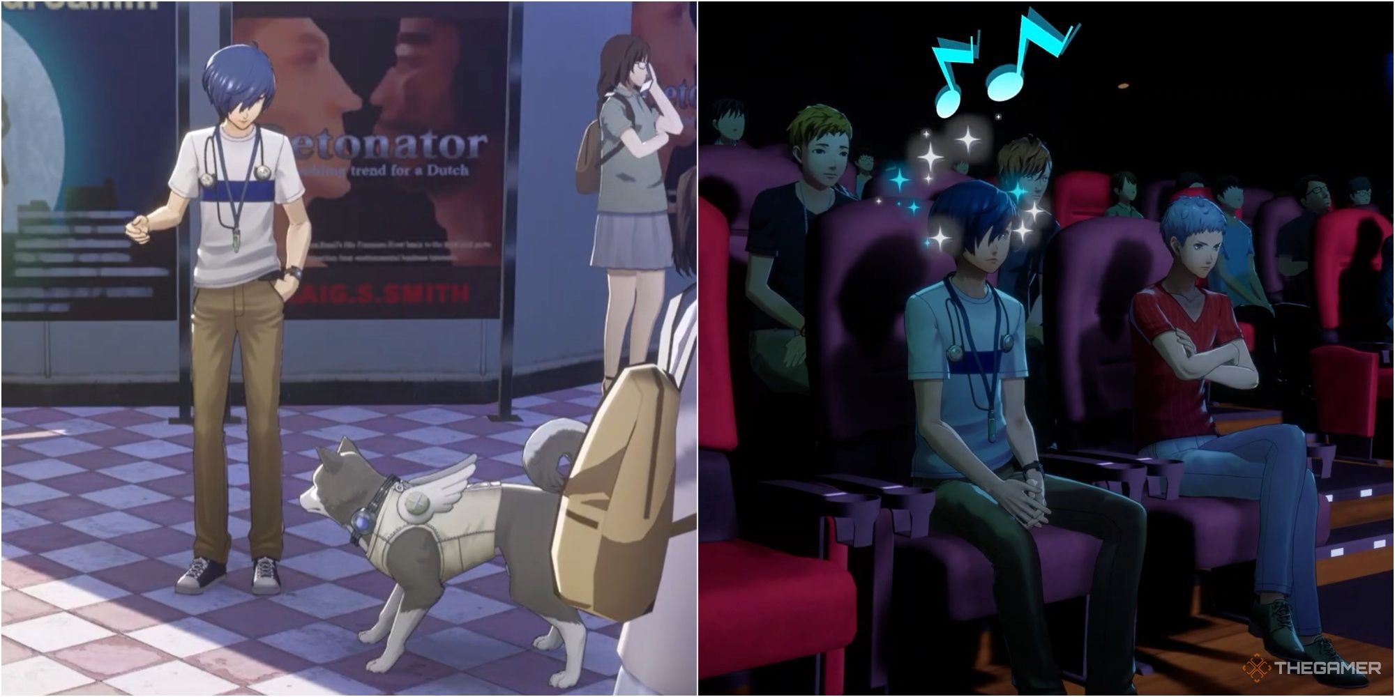going to the movies with koromaru and akihiko persona 3 reload film festival p3r