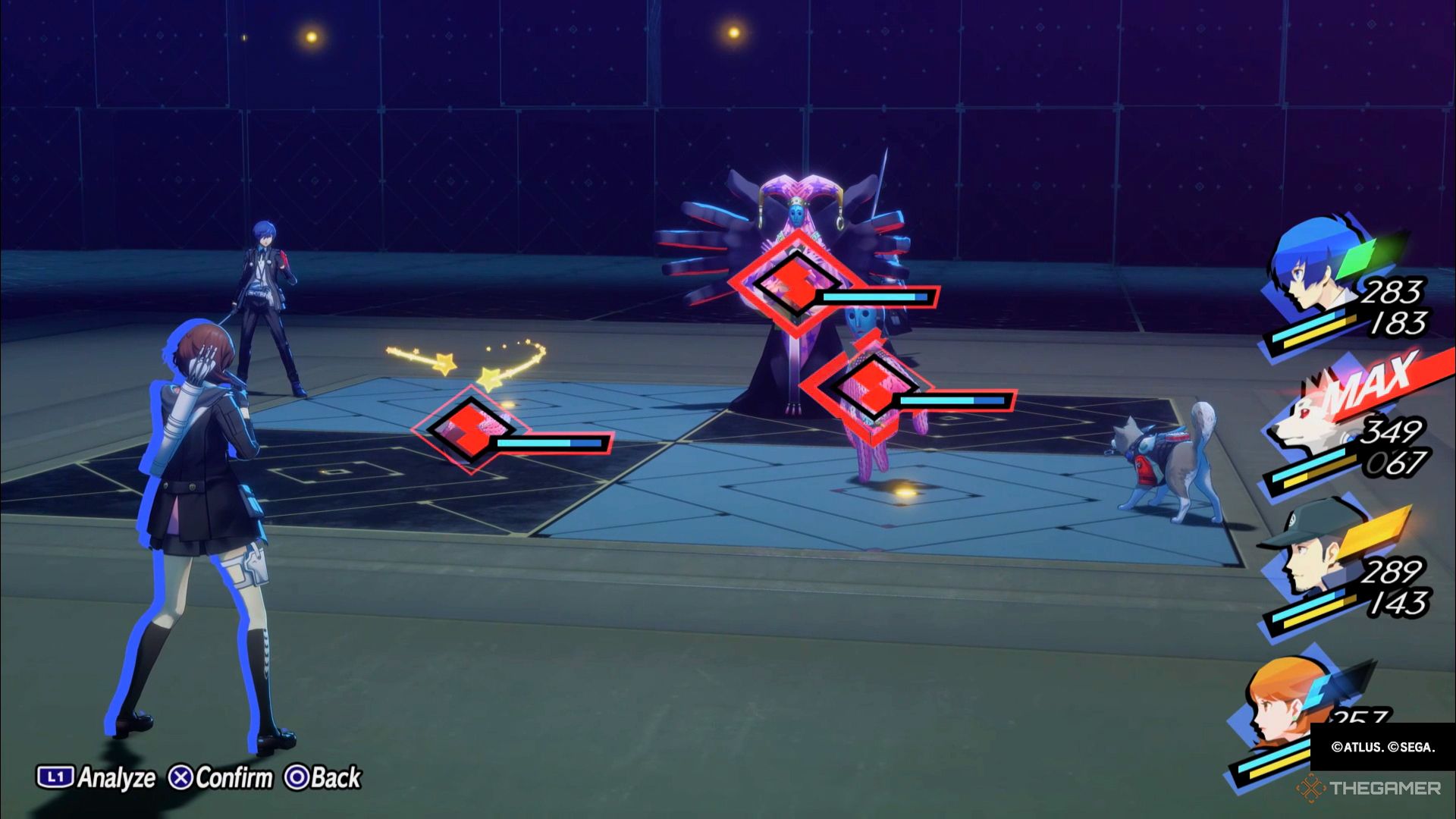 Persona 3 Reload Yukari against Venomous Magus