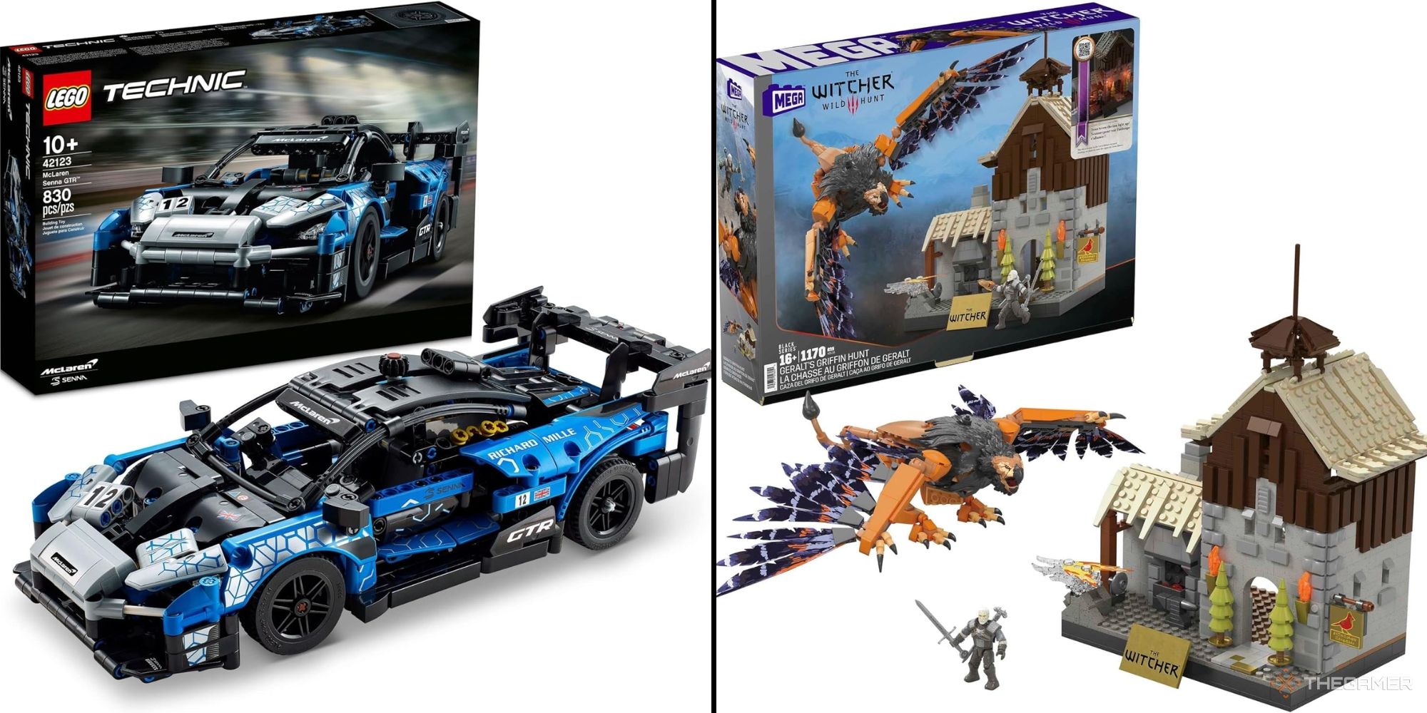 Lego Technic and Mega Construx
