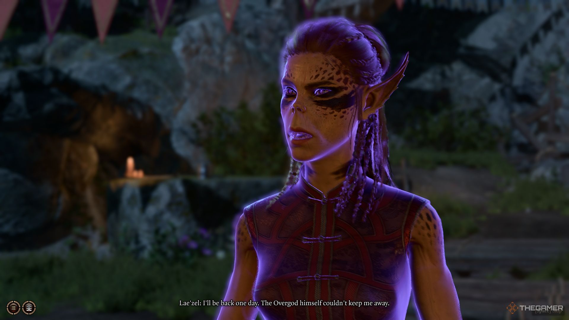 Baldur's Gate 3 Lae'zel swears to return to you one day