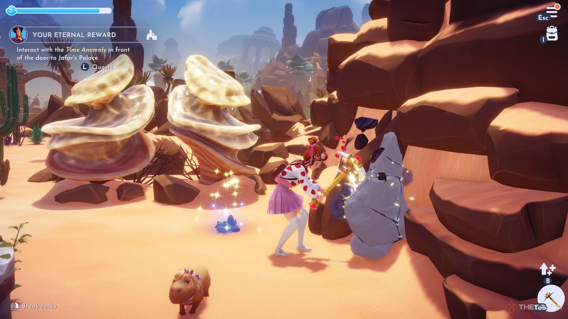 Disney Dreamlight Valley mining bumblestone node