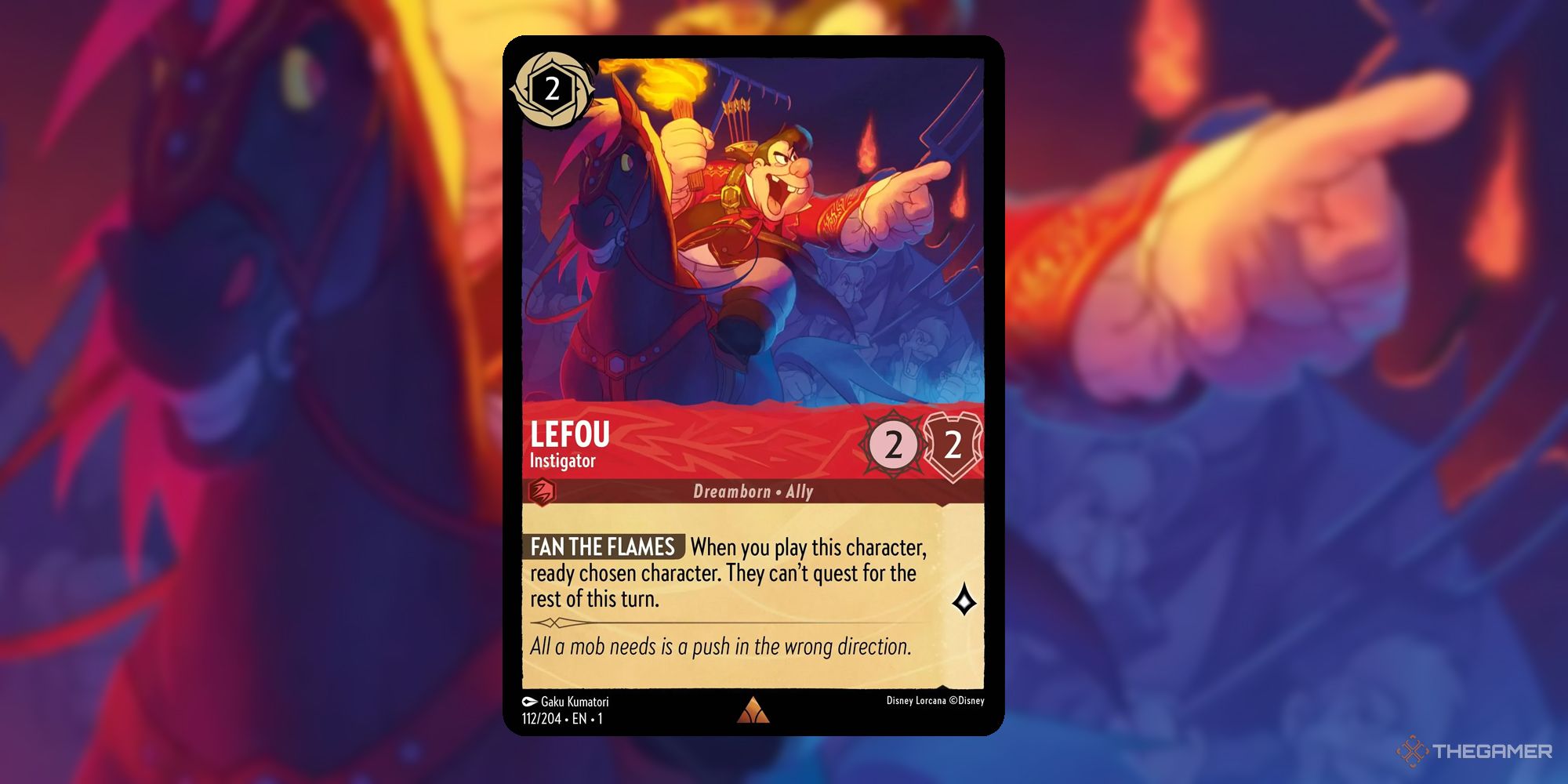 Disney Lorcana Lefou Instigator