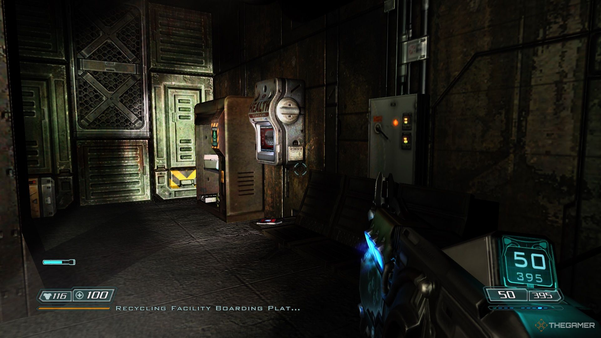 Doom 3 Locker 003 Location on Recycling Facility Boarding Platform