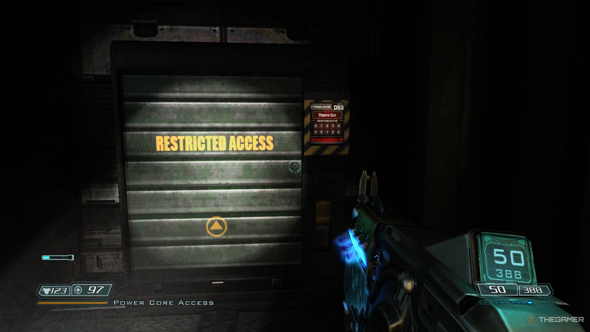 Doom 3 Locker 063 Power Core Access