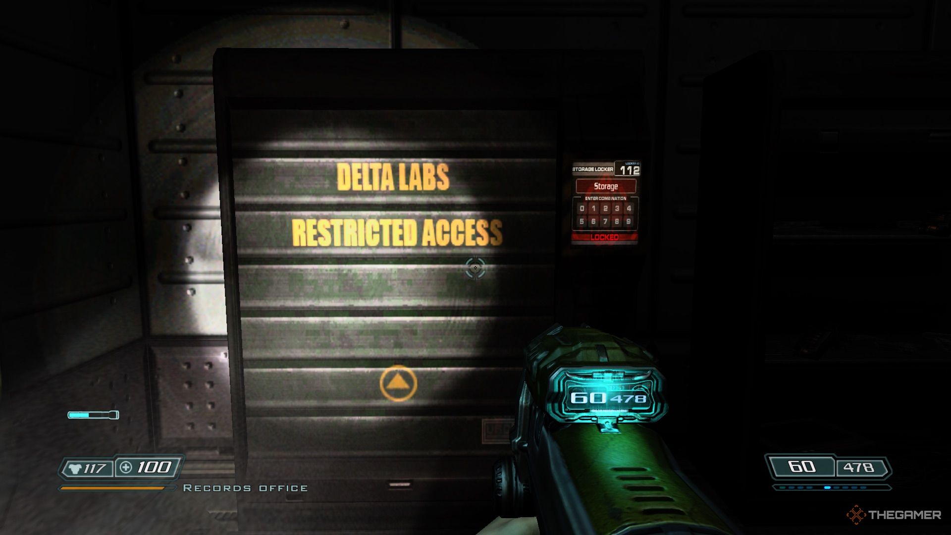 Doom 3 Locker 112 in Records Office