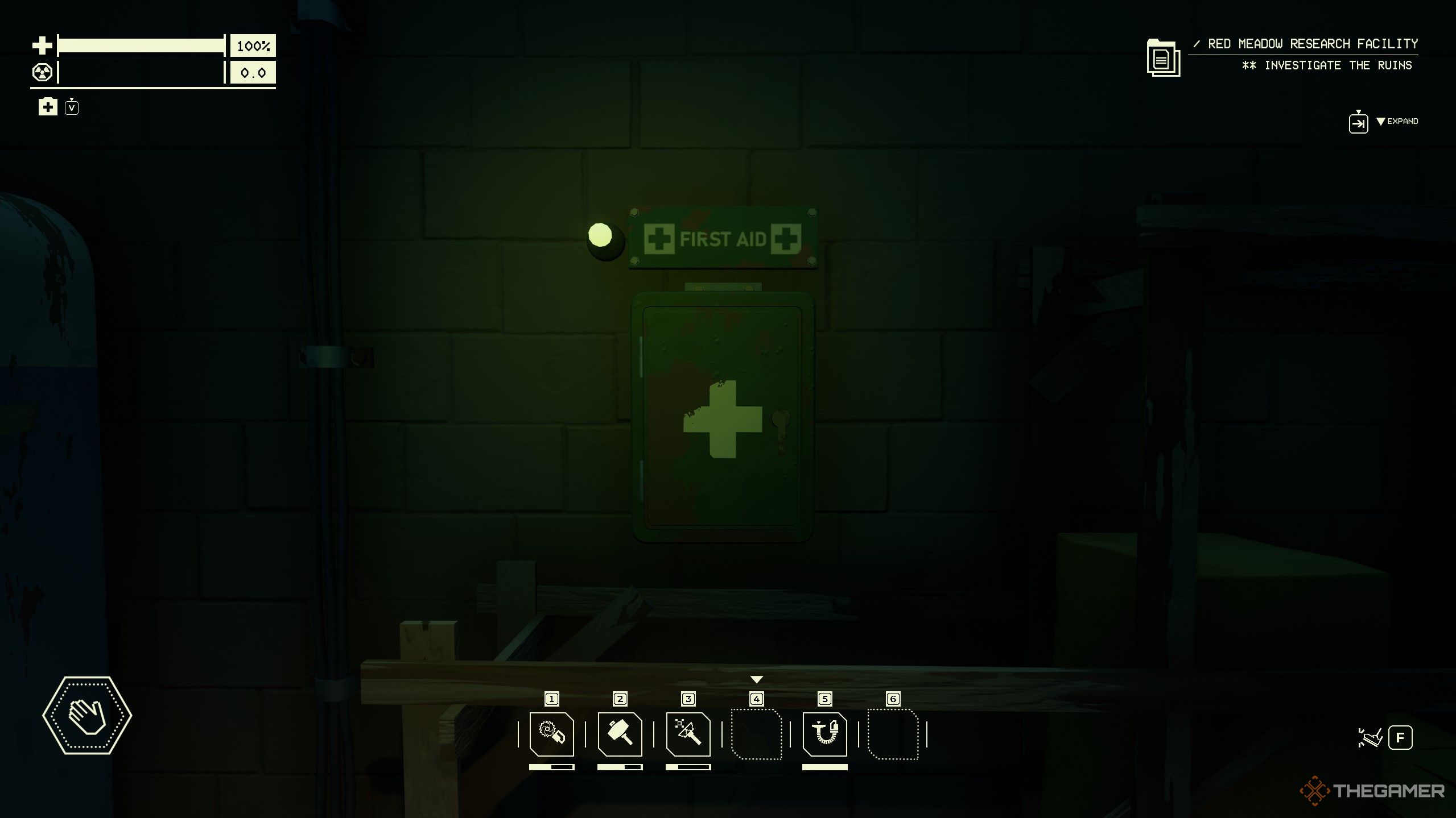 View Of The First Aid Station