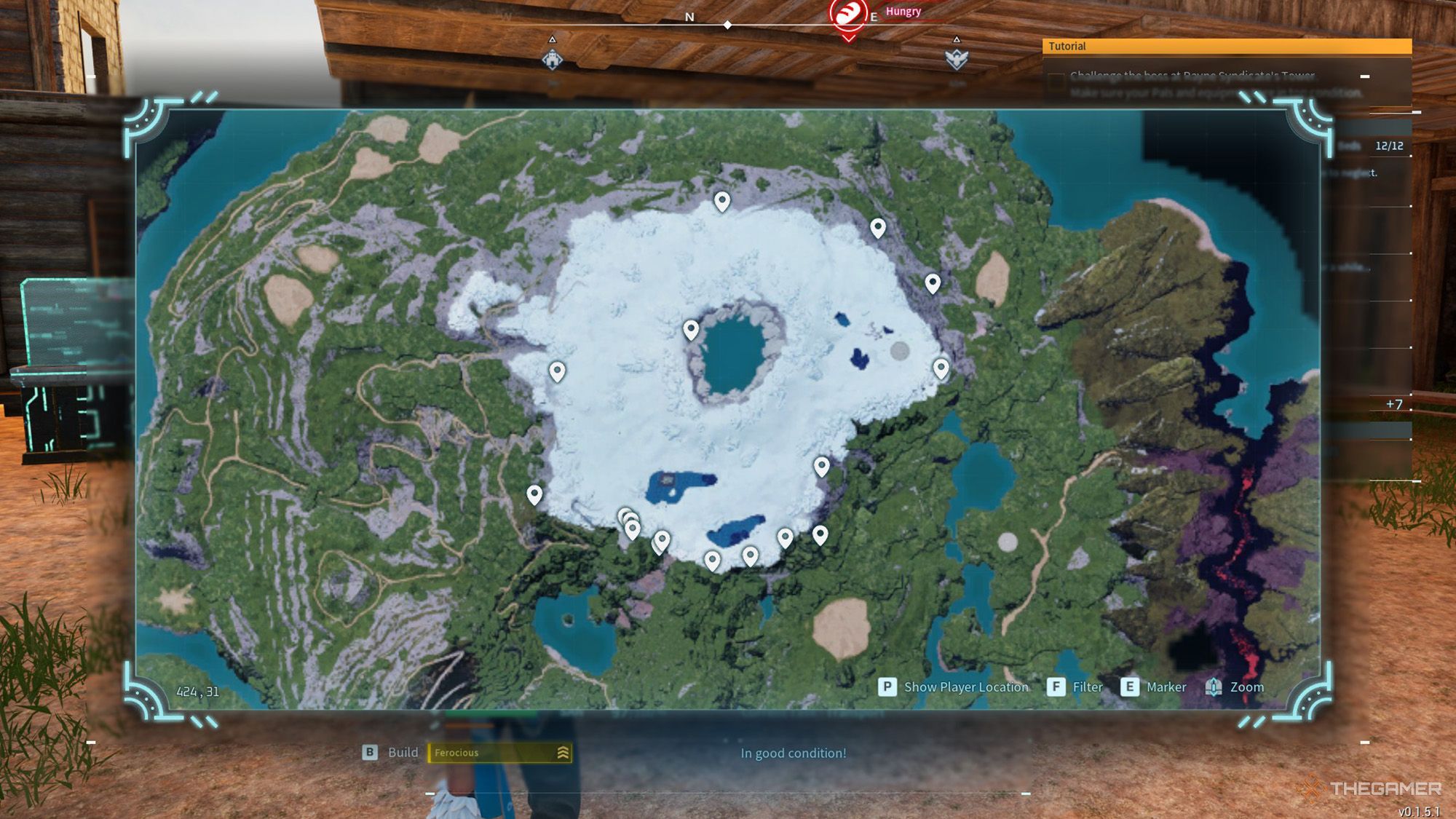 Palworld - Frostbound Mountains Effigy Locations