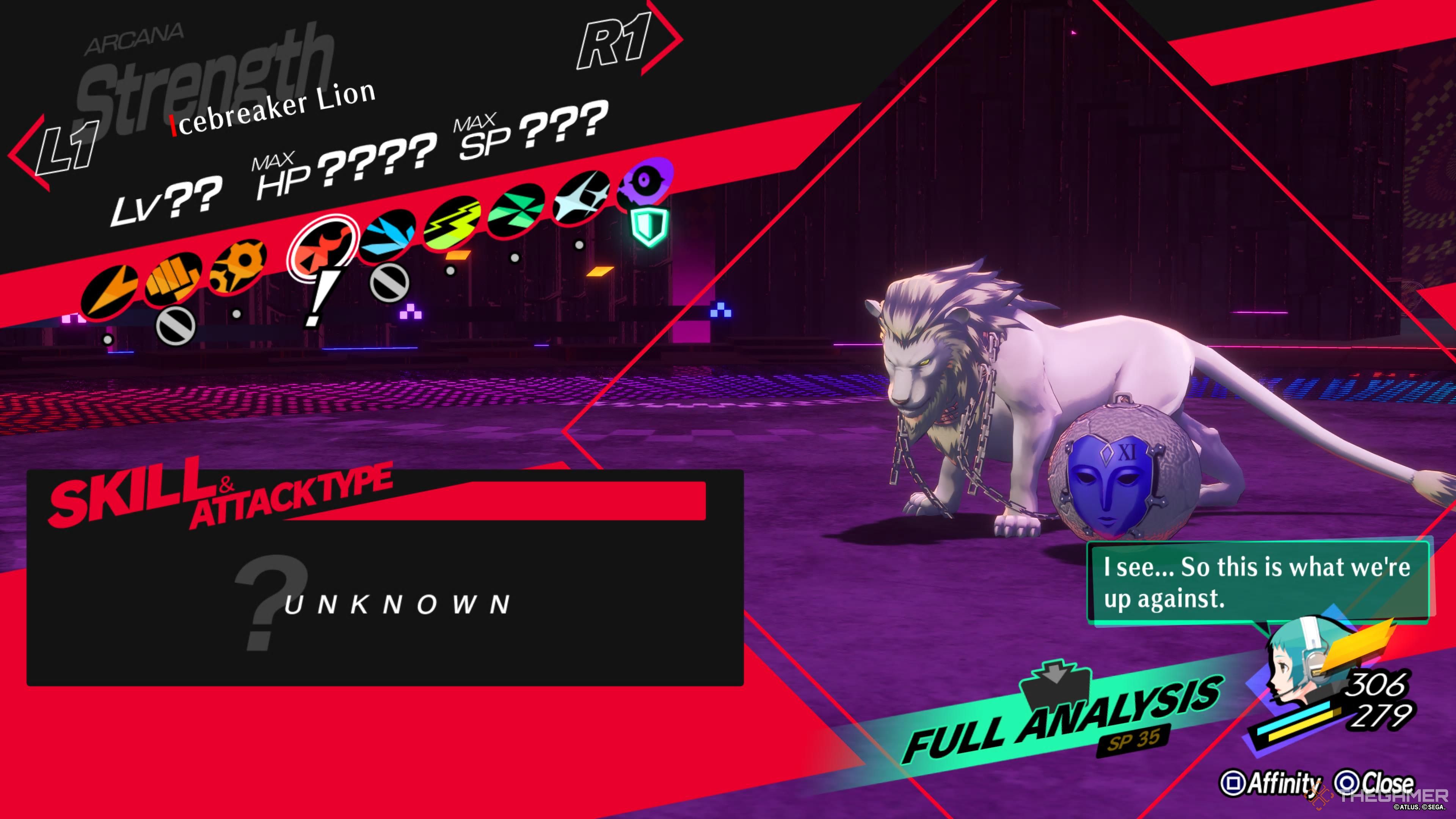 Persona 3 Reload Icebreaker Lion Overview