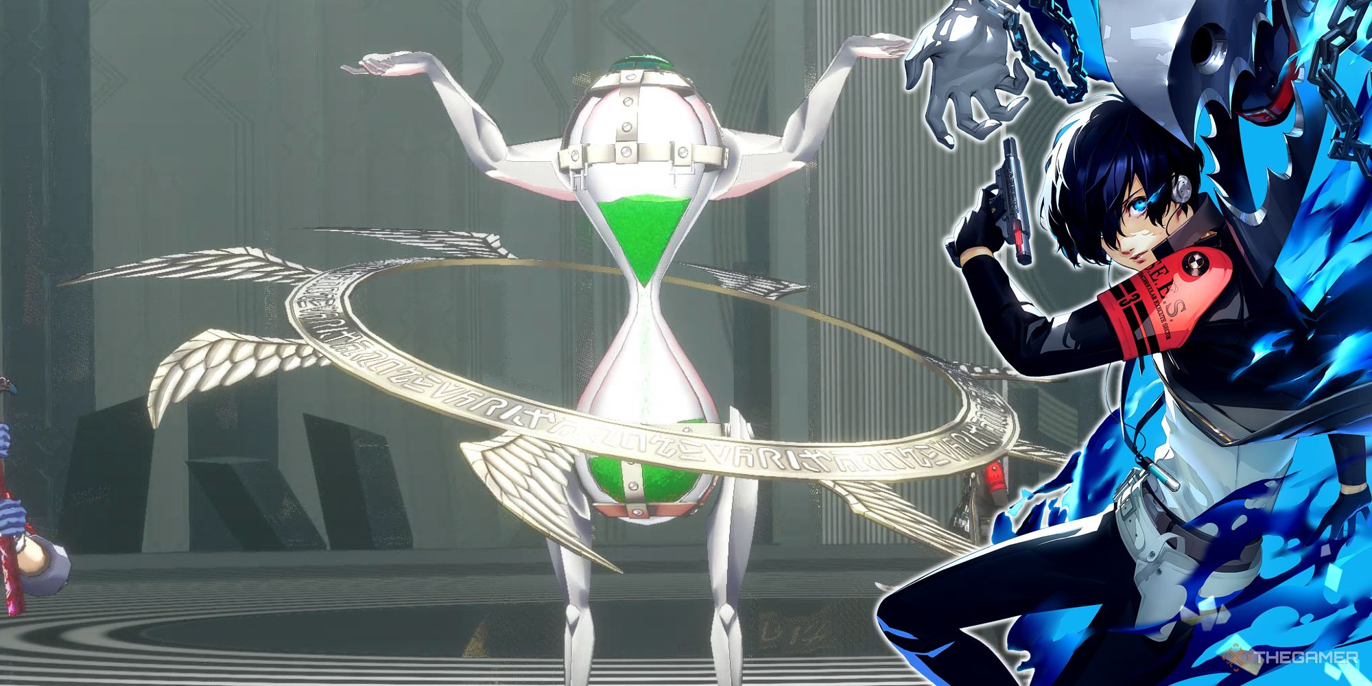 Persona 3 Reload Obsessive Sand with cover art overlay