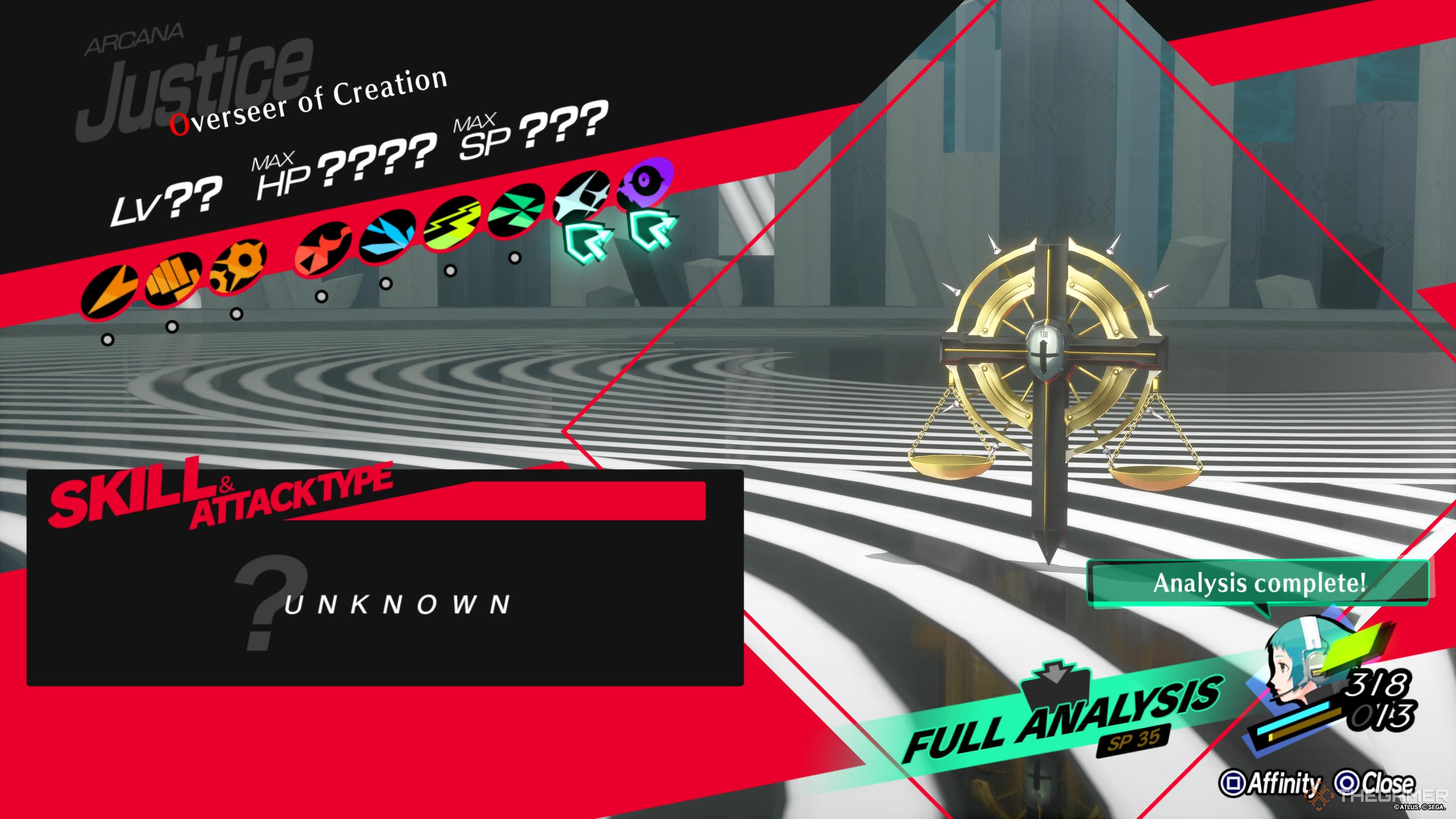 Persona 3 Reload Overseer of Creation overview