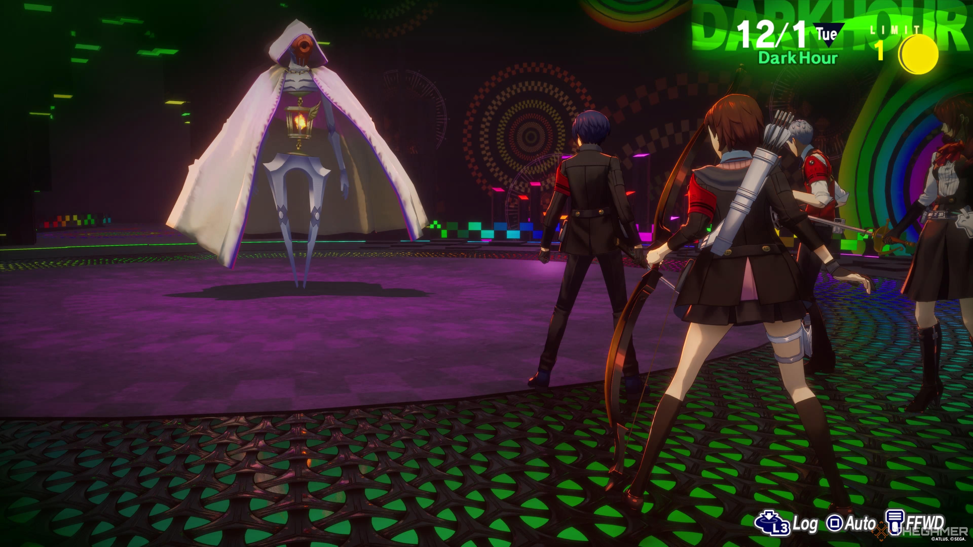 Persona 3 Reload the party against Necromachinery