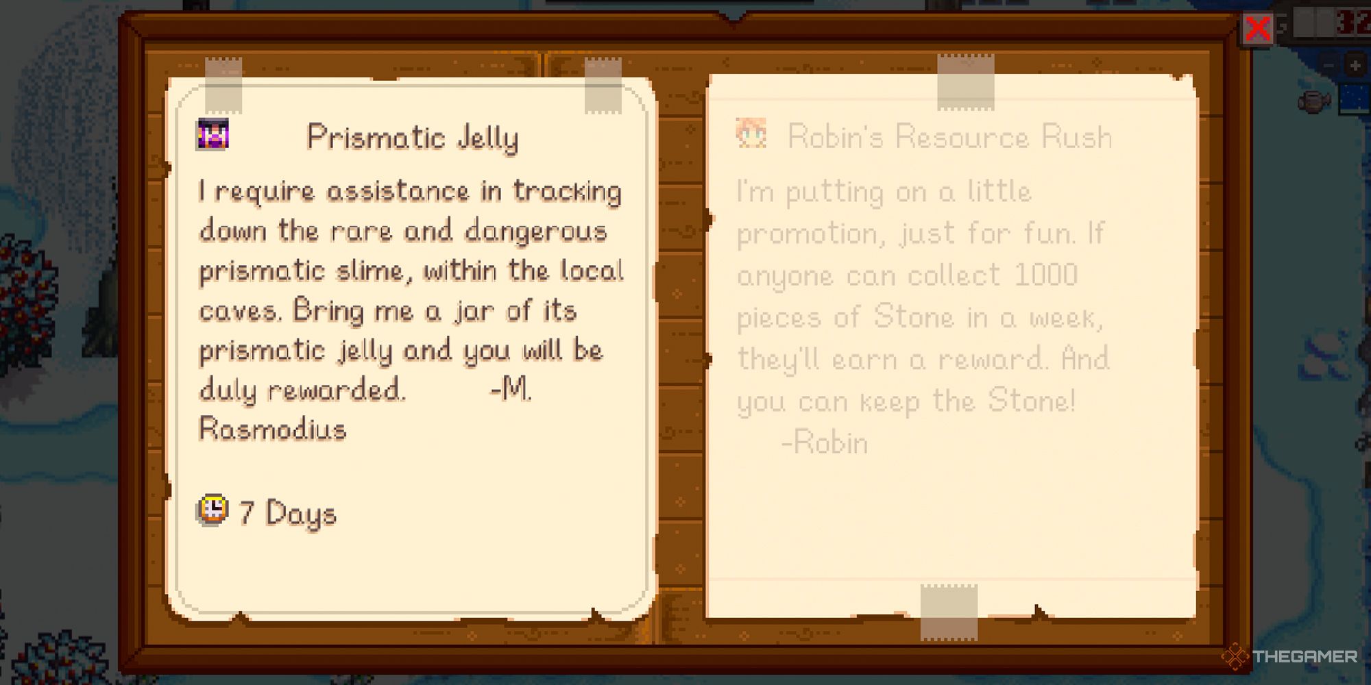 Prismatic Jelly Quest Request From The Wizard