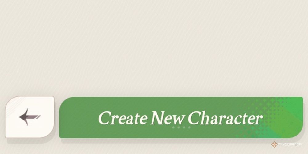 AFK Journey Create New Character Button