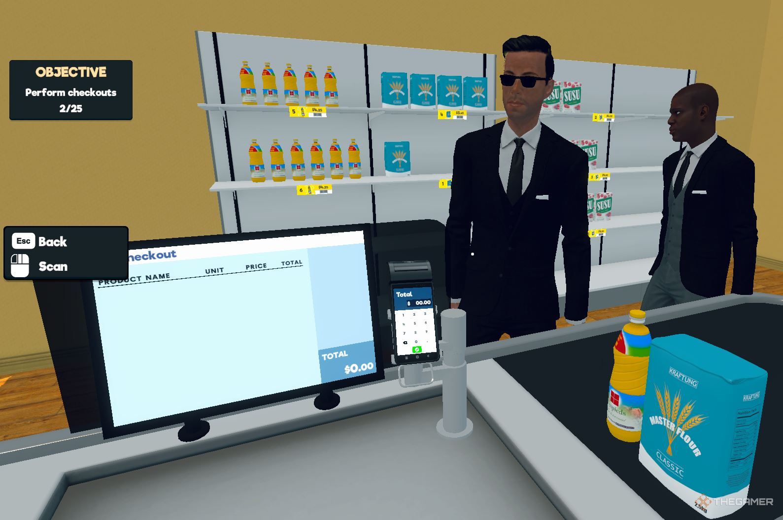 Supermarket Simulator Customers