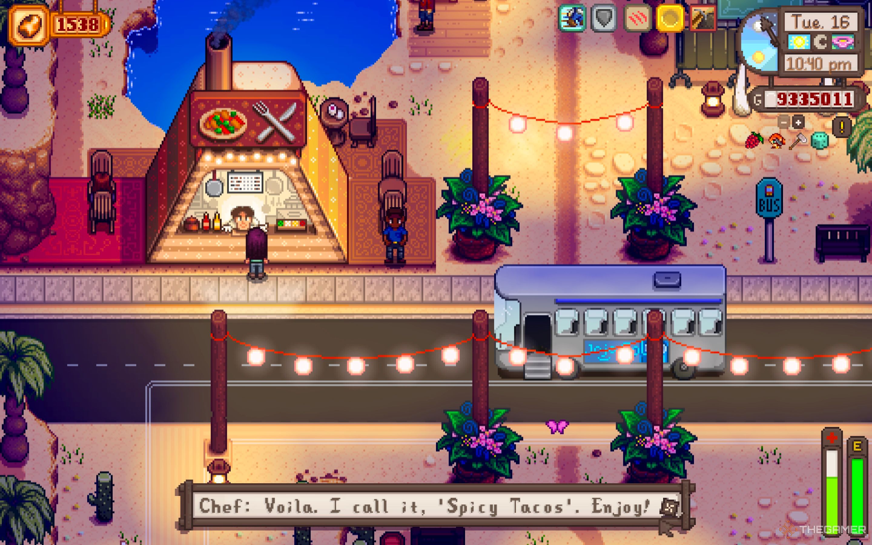 The Chef Making Spicy Tacos for the Farmer