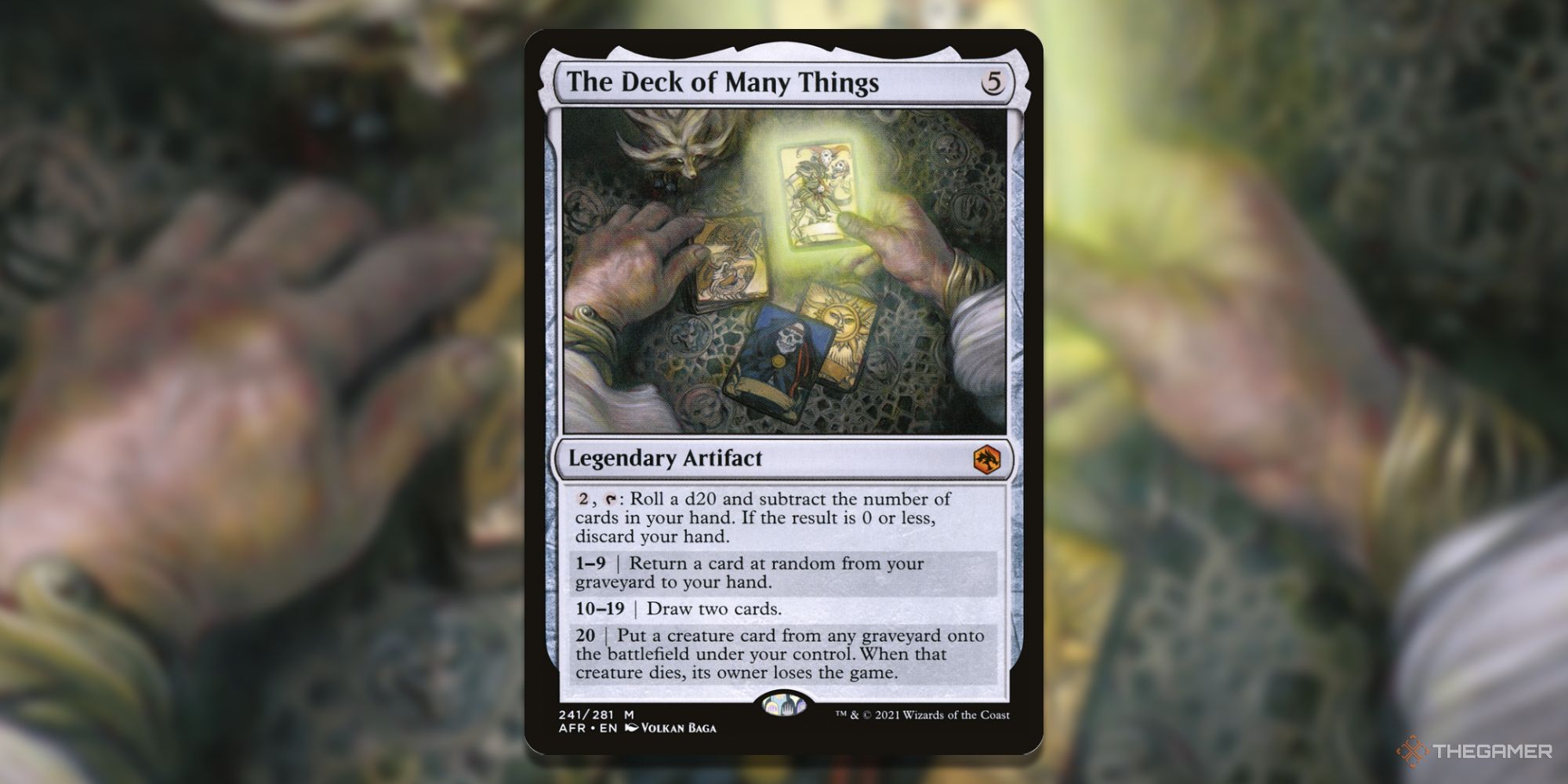 MTG: The Deck of Many Things card