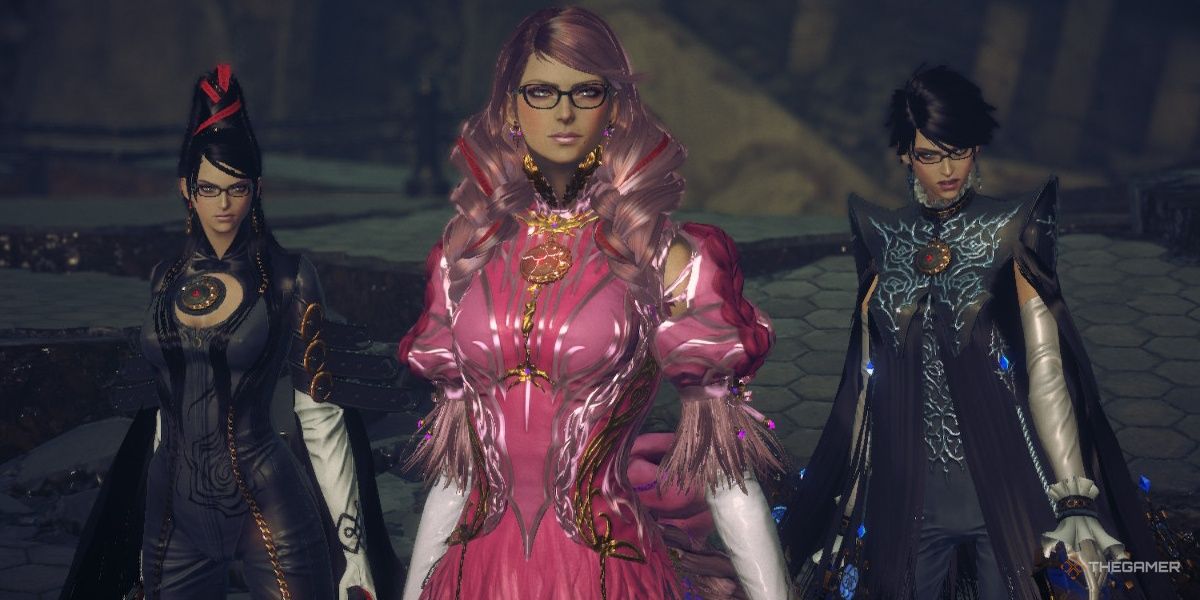 The three Bayonettas teamup in Bayonetta 3