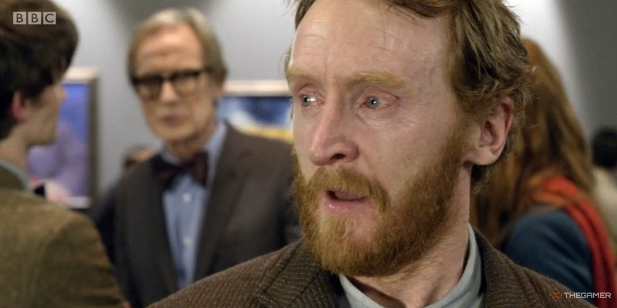 An image of Van Gogh at the Musée d'Orsay in the Doctor Who episode Vincent and the Doctor