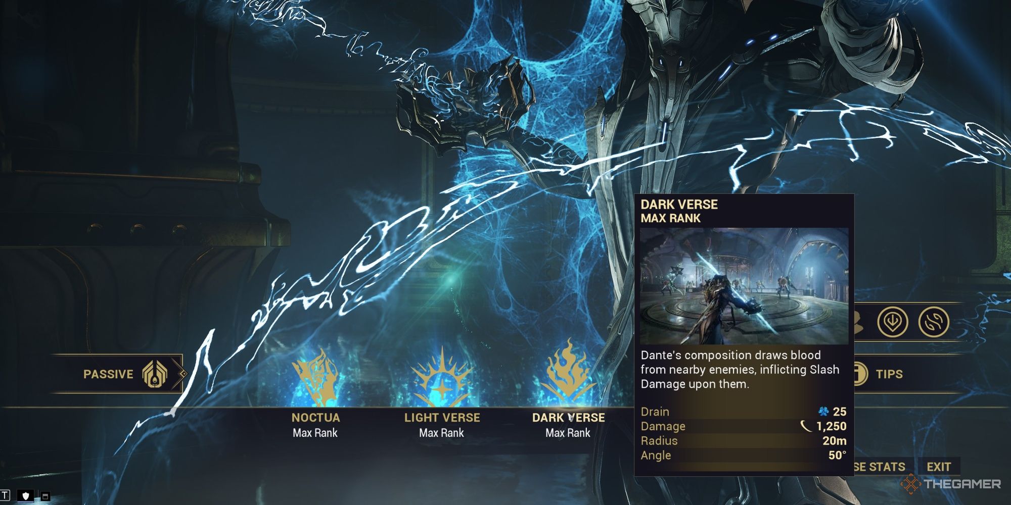 Warframe Dante Dark Verse