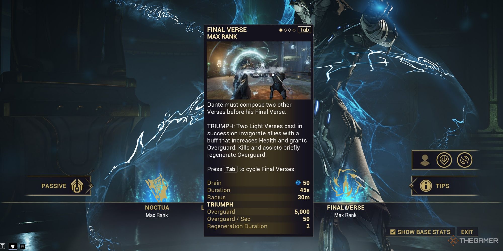 Warframe Dante Final Verse