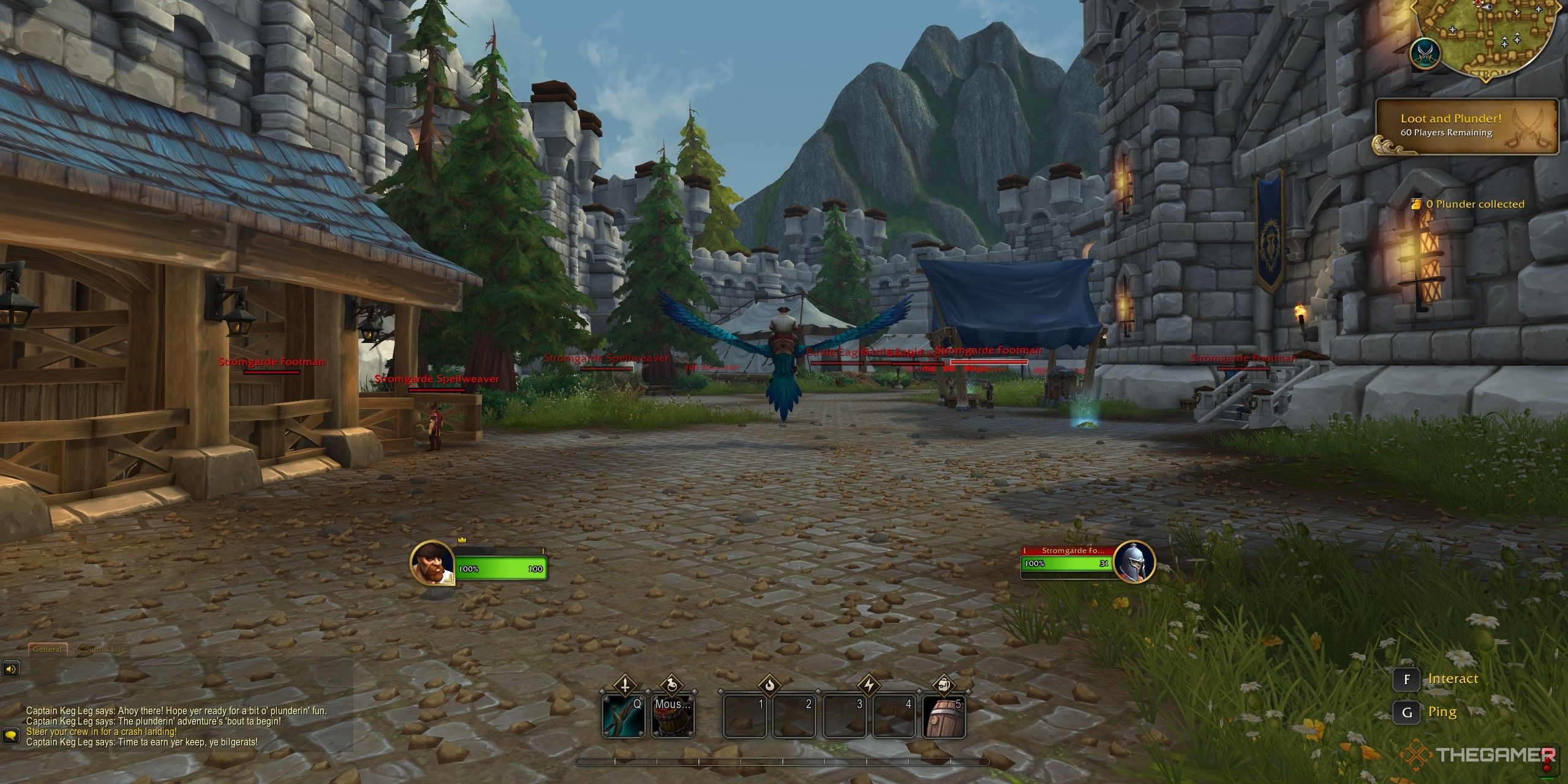 Wow Plunderstorm Bird Landing Attack Used In Stormgarde Keep.