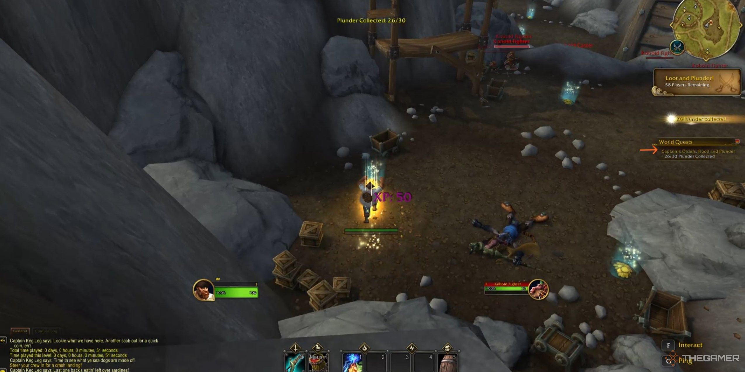 Wow Plunderstorm World Quest Example.