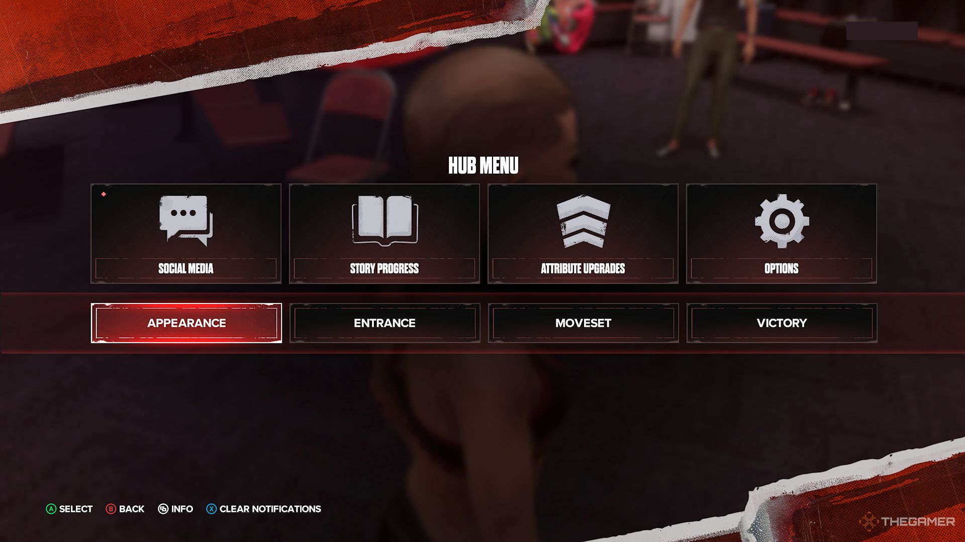 WWE 2K24 Screenshot Of MyRise Hub Menu