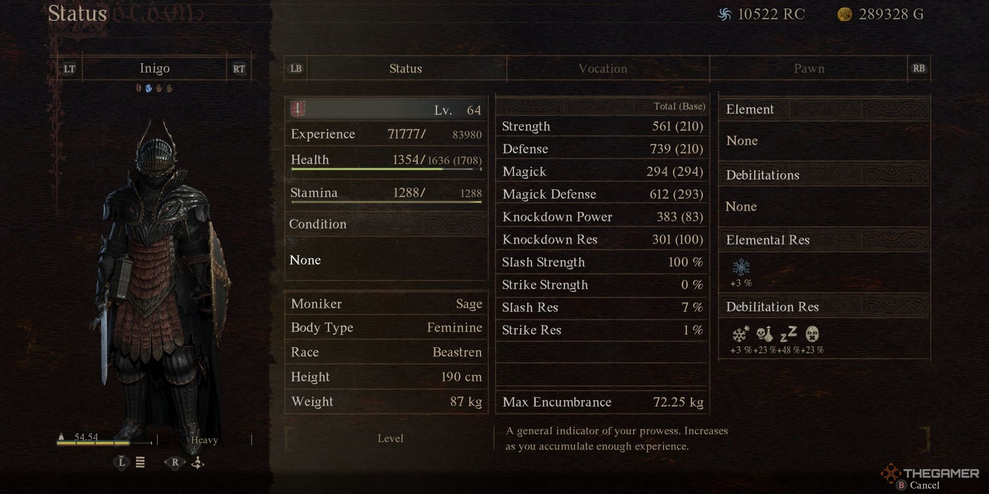 Dragon's Dogma 2 Fighter Build Character Sheet Endgame Variant