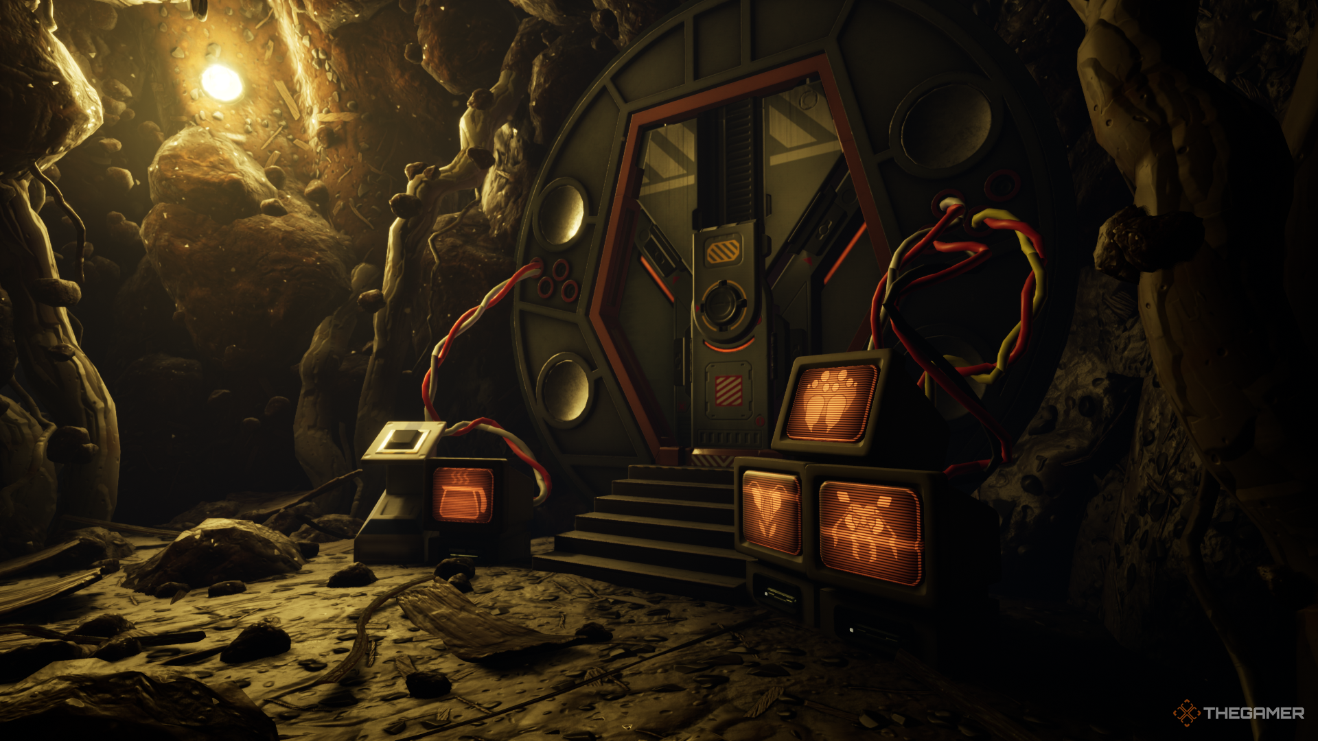 The locked Remix.r door from Grounded