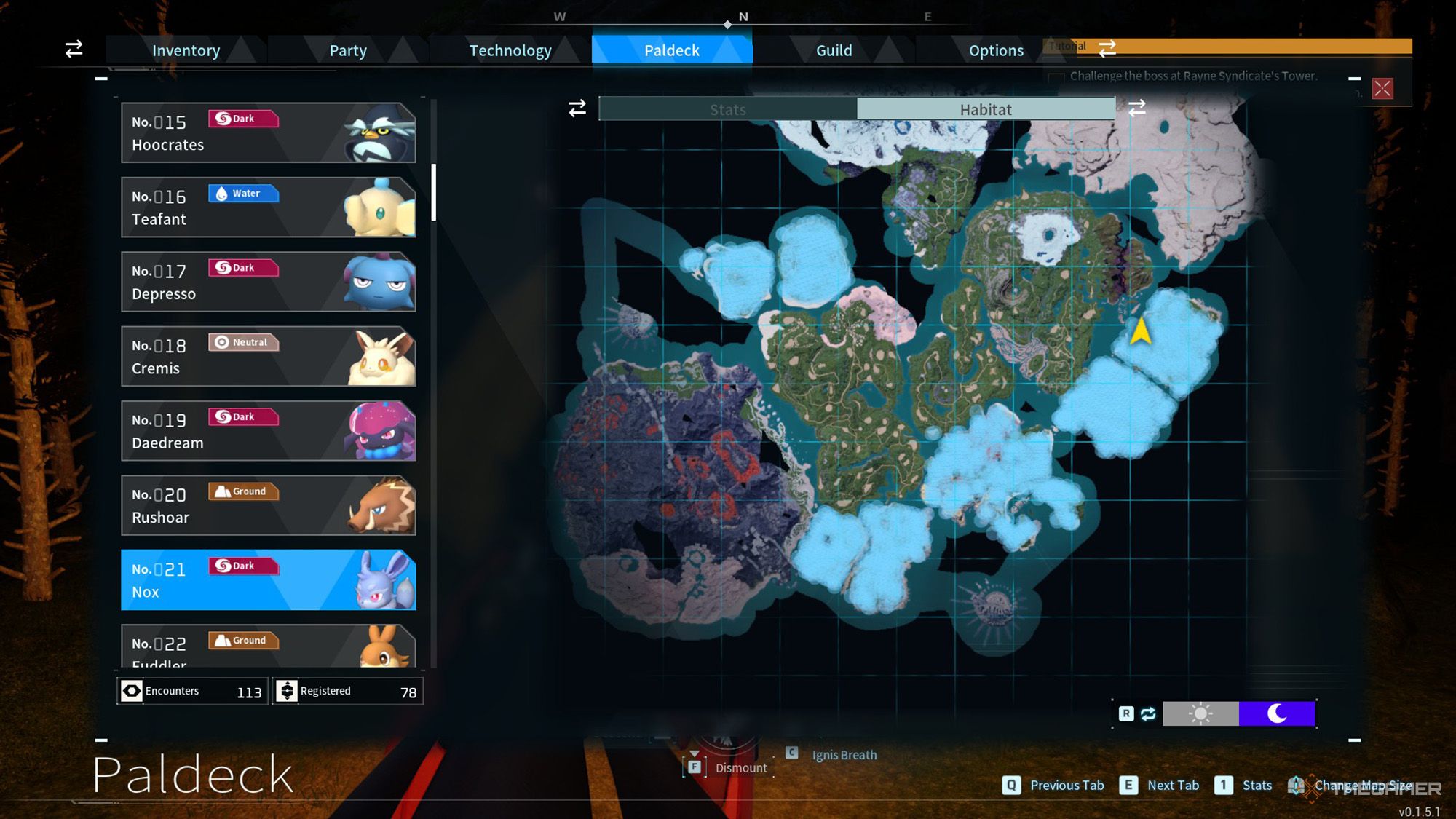 Palworld - Nox Spawn Locations