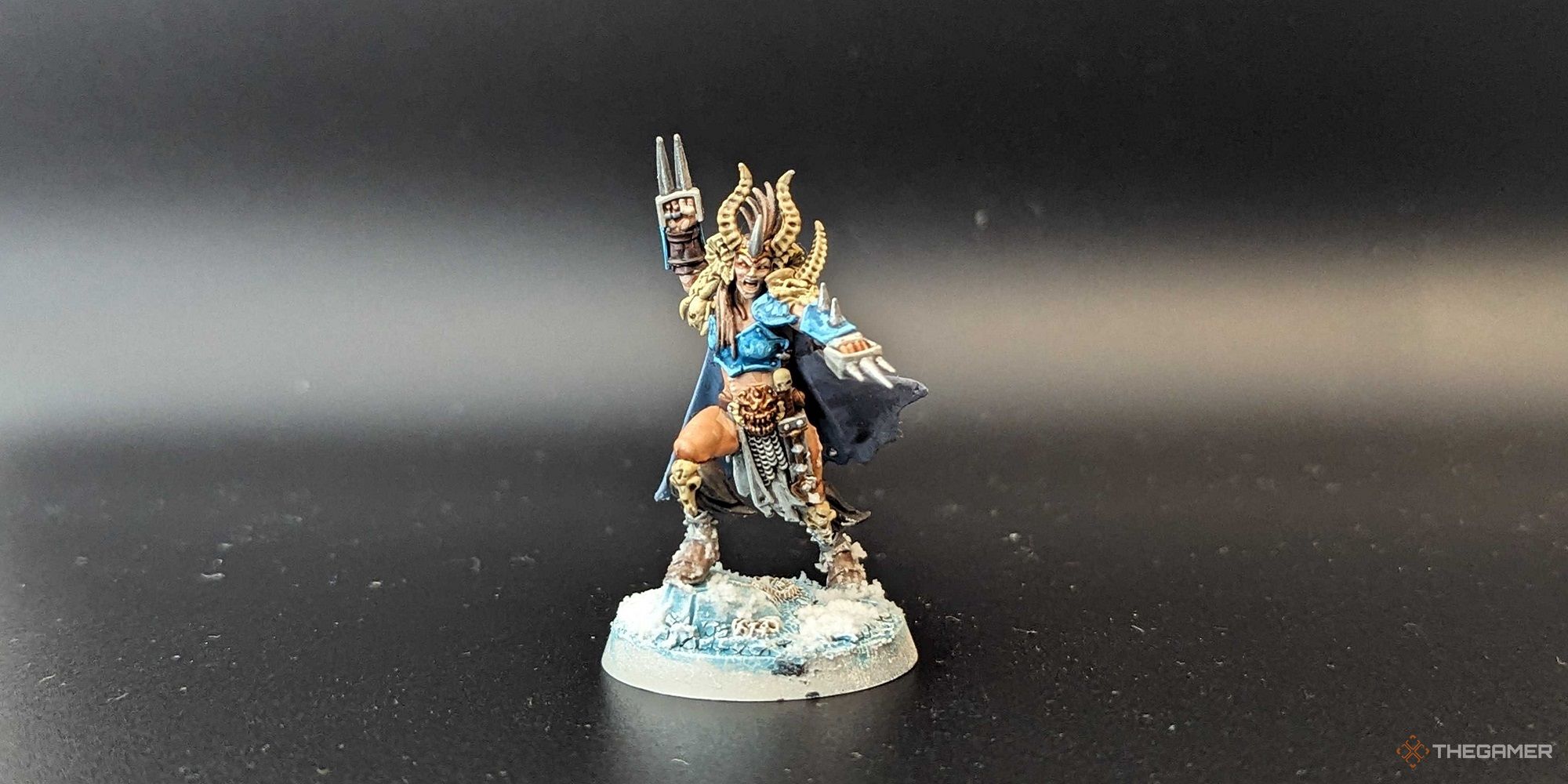 warhammer converted Norse Blood Bowl Valkyrie