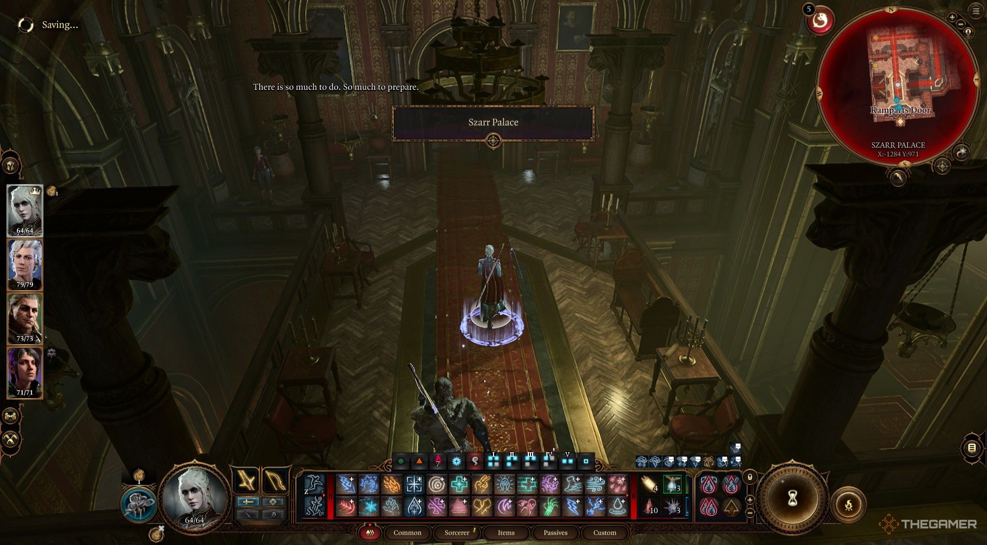 Player enters the Szarr Palace for the first time in Baldur's Gate 3.