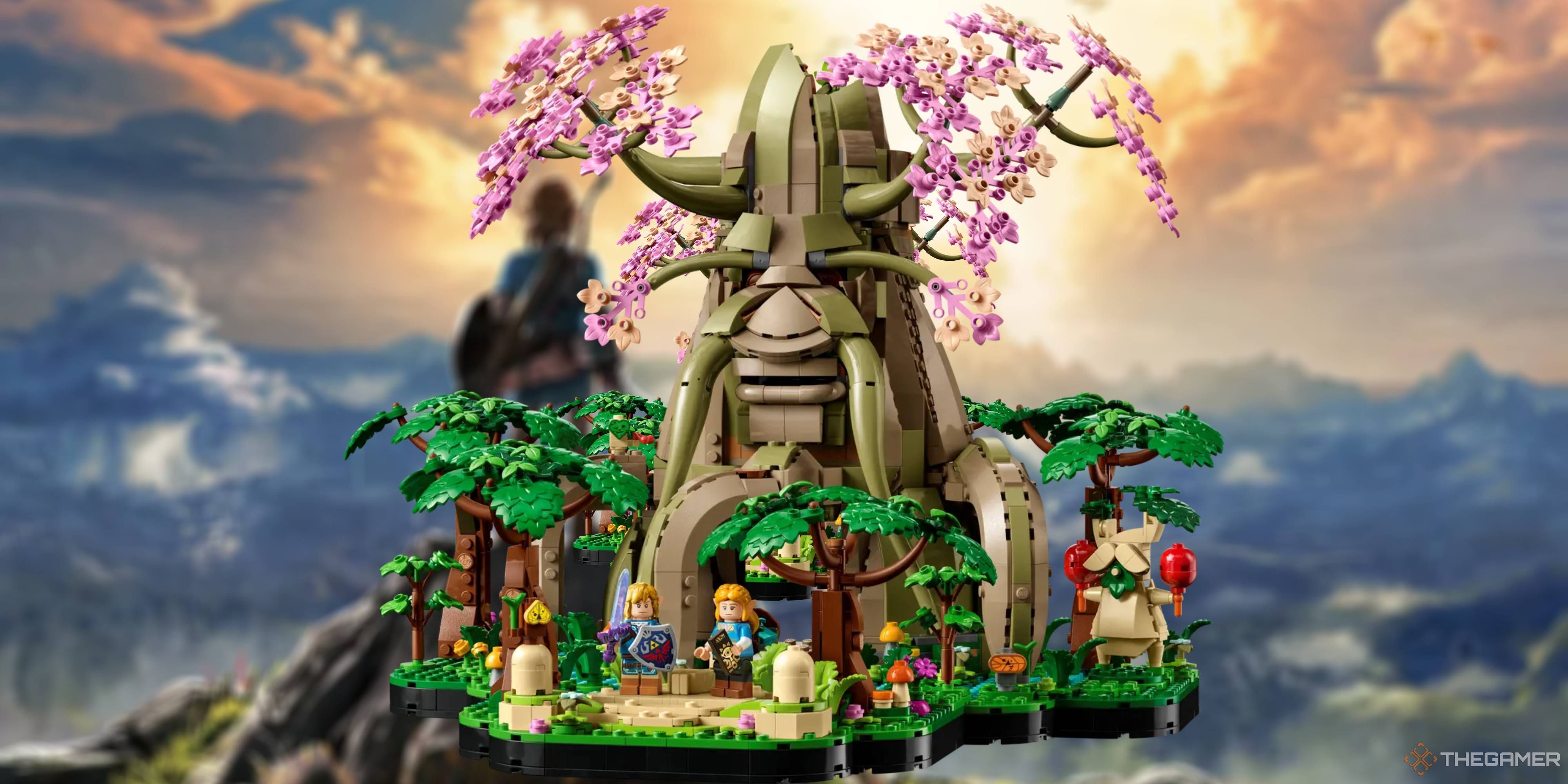 legend of zelda great deku tree lego set