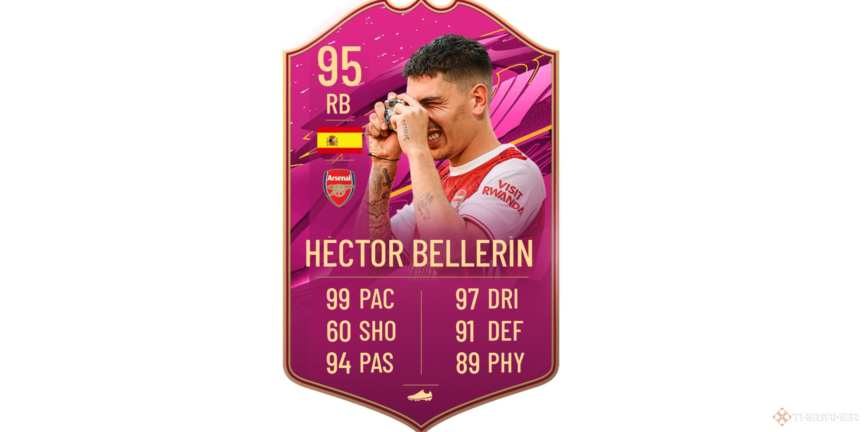 Image showing Bellerin player card