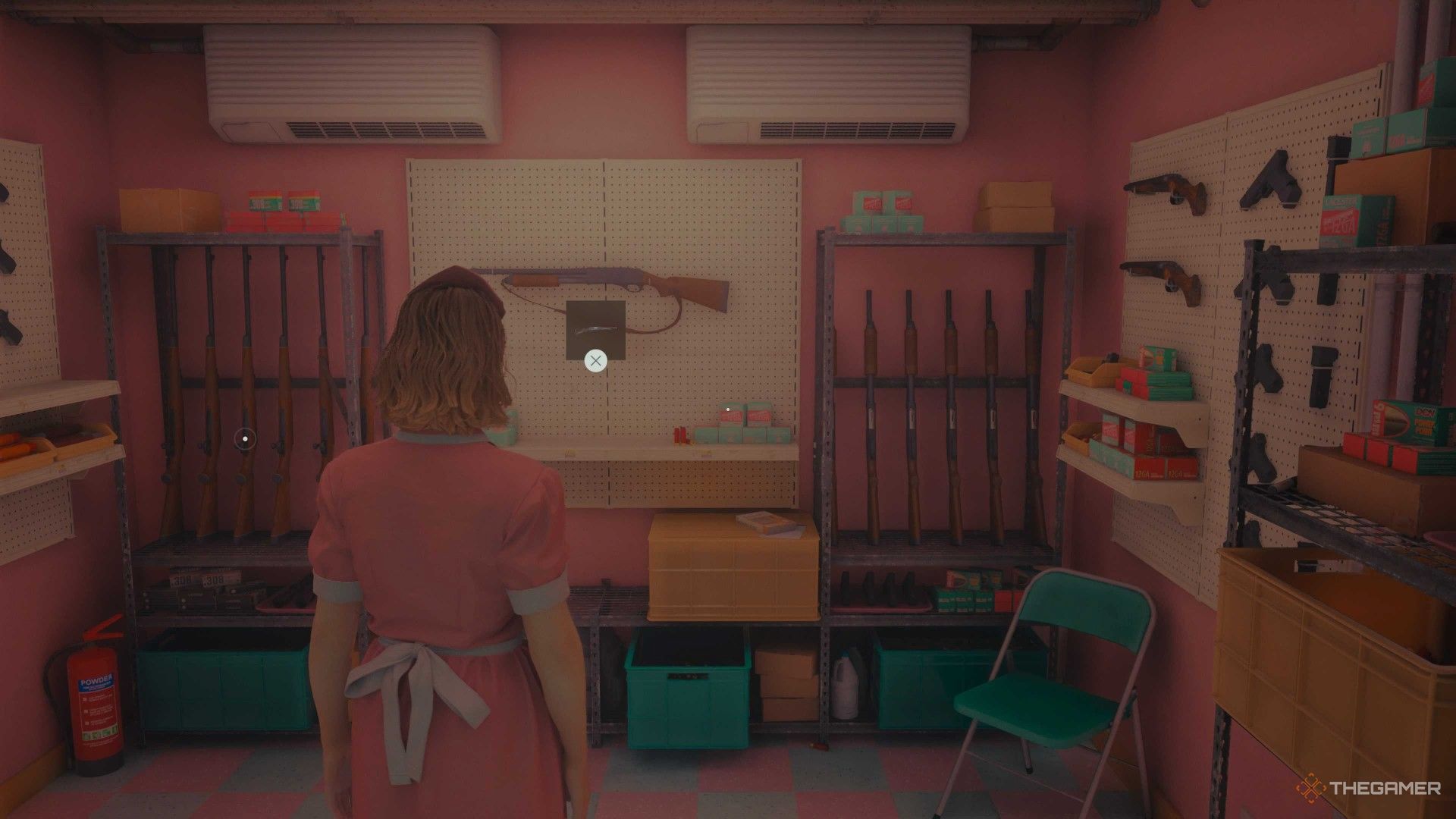 The gun room from Alan Wake 2 Night Springs Number One Fan