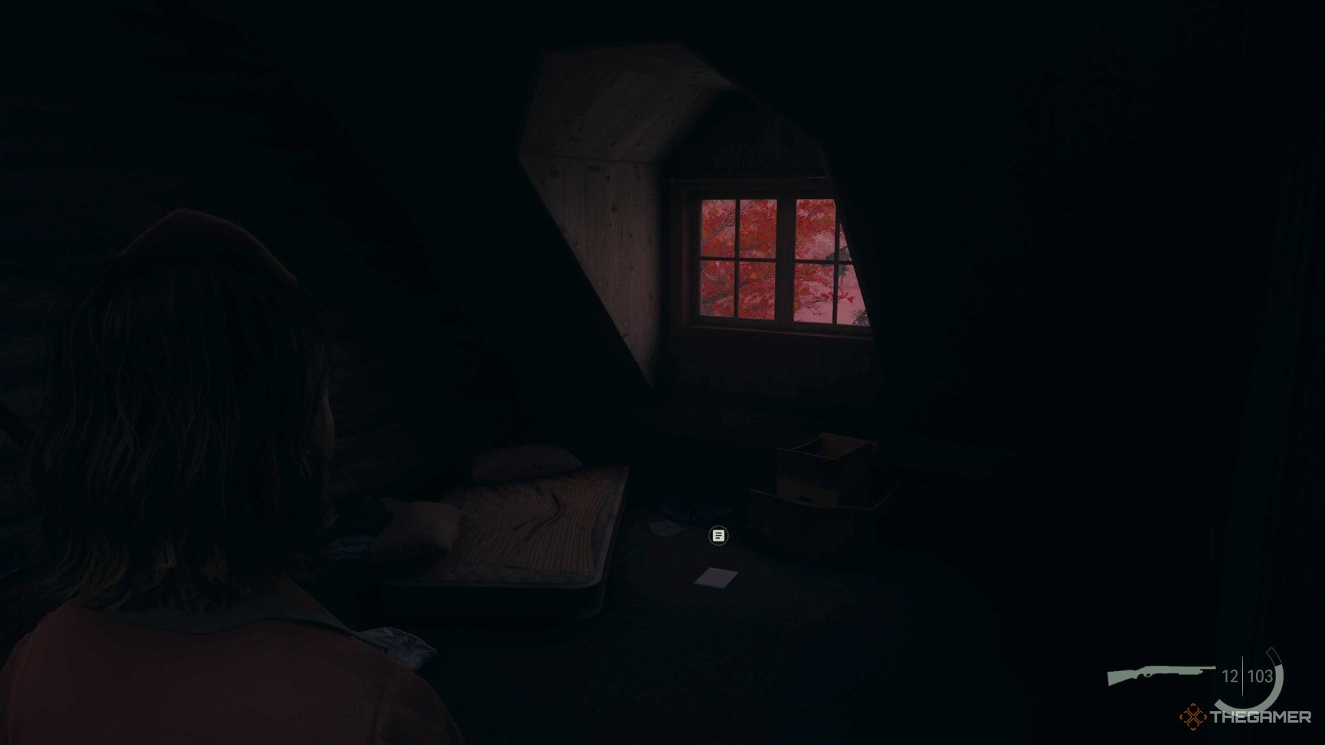 The upper floor of the cabin in Alan Wake 2 Night Springs Number One Fan